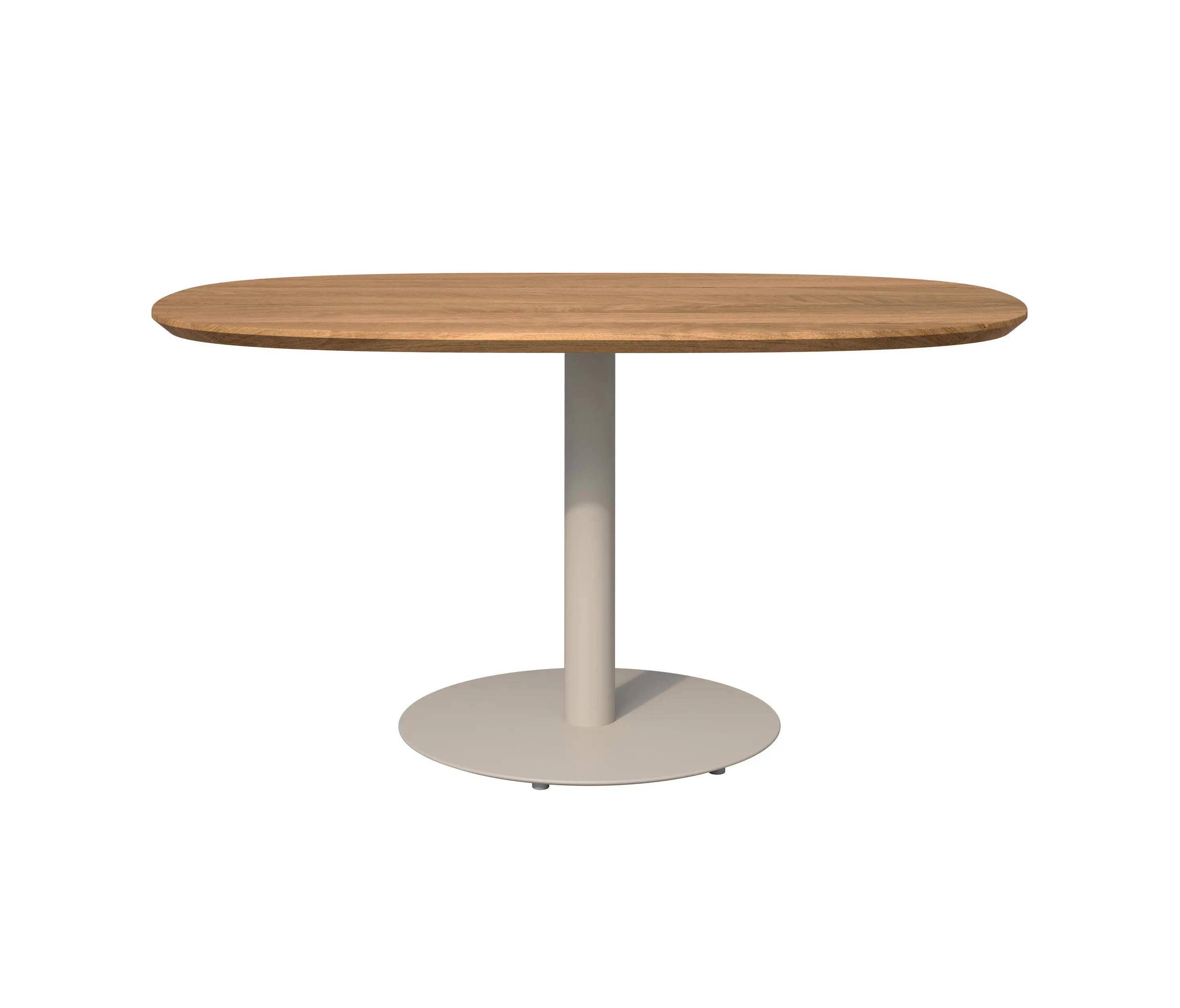 Tribù - T-Table tavolo da pranzo basso elipse 136 x 80cm H67