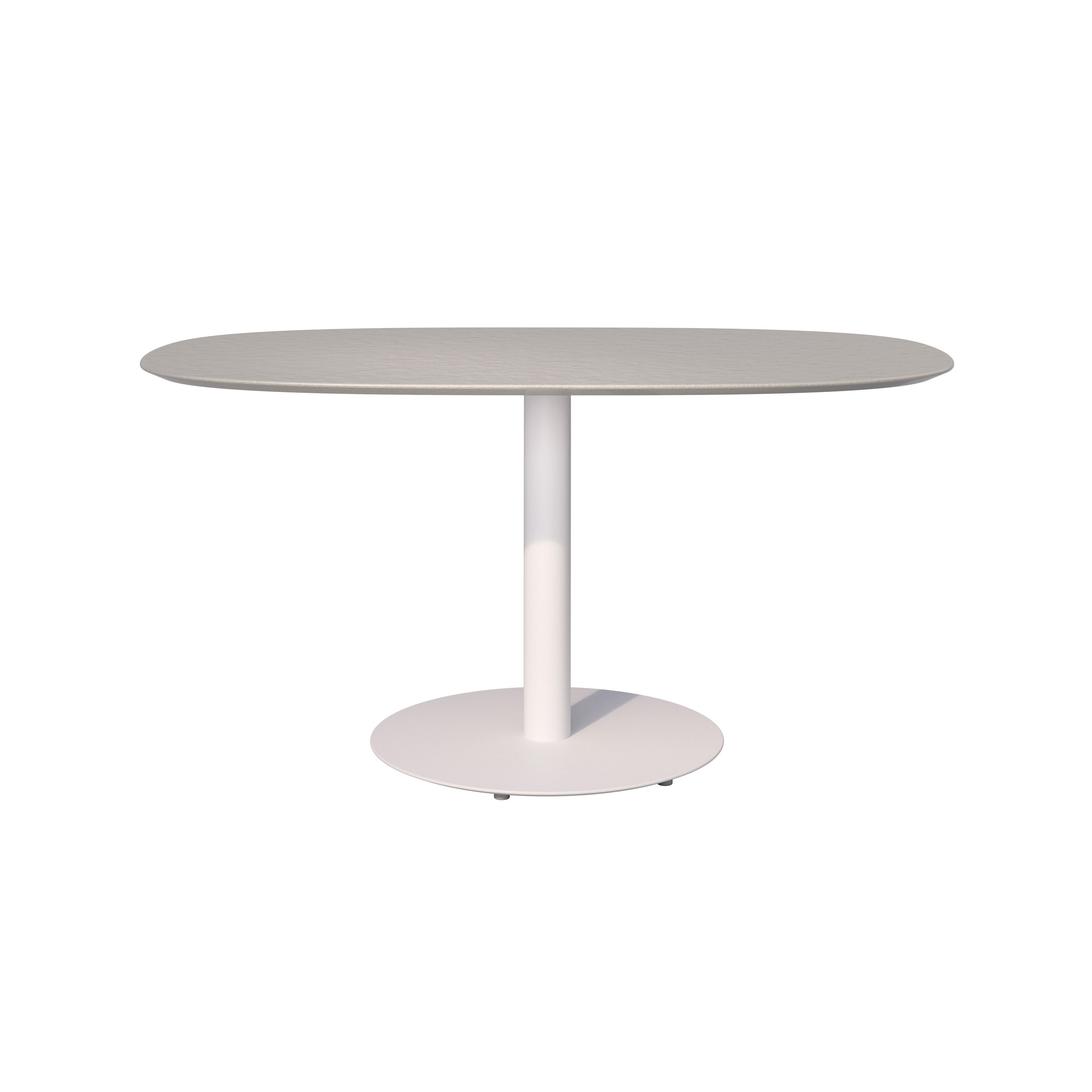 T-Table tavolo da pranzo basso elipse 136 x 80cm H67