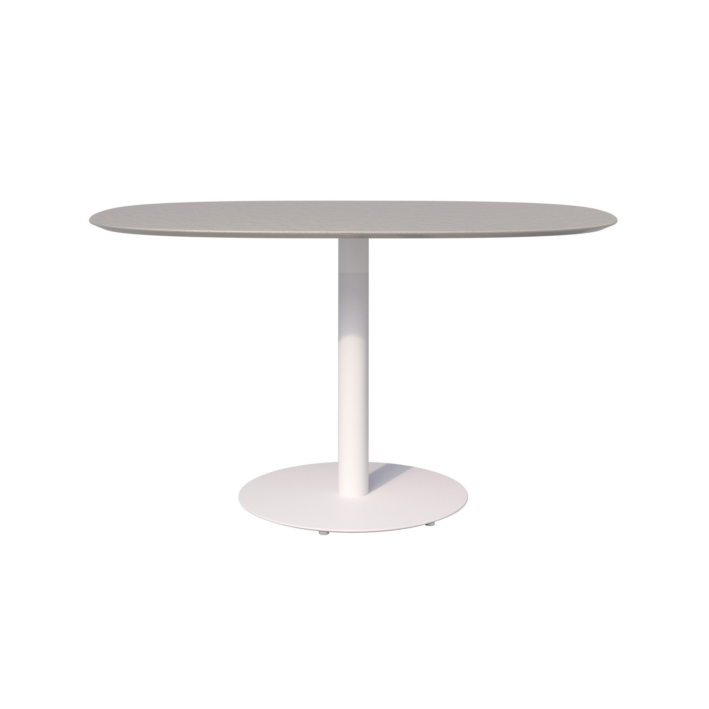 T-table dining table elipse 136 x 80cm H75