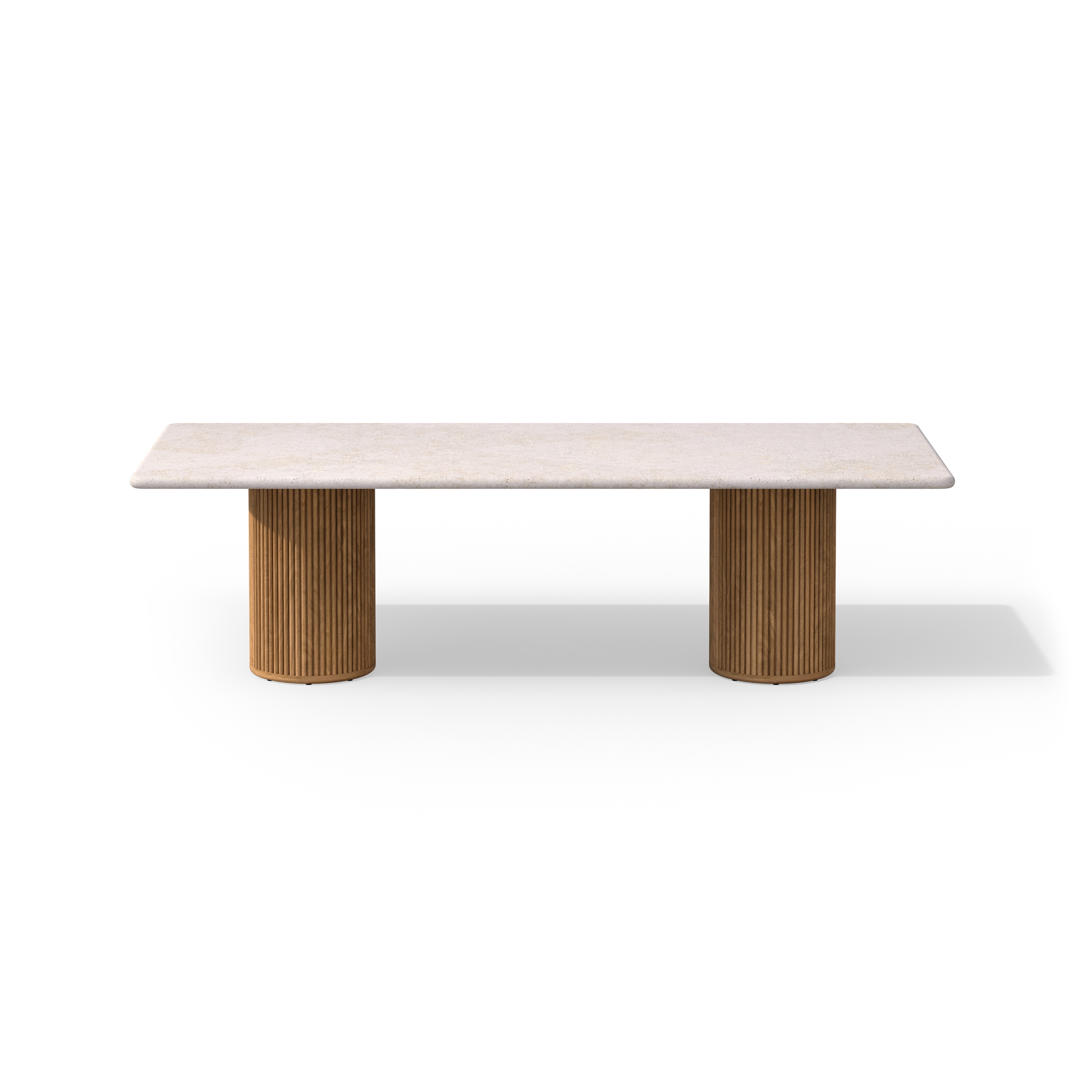 Display product Otto Dining Table Rectangle Travertine 290 x 110 - H 75cm from manufacturer Tribù