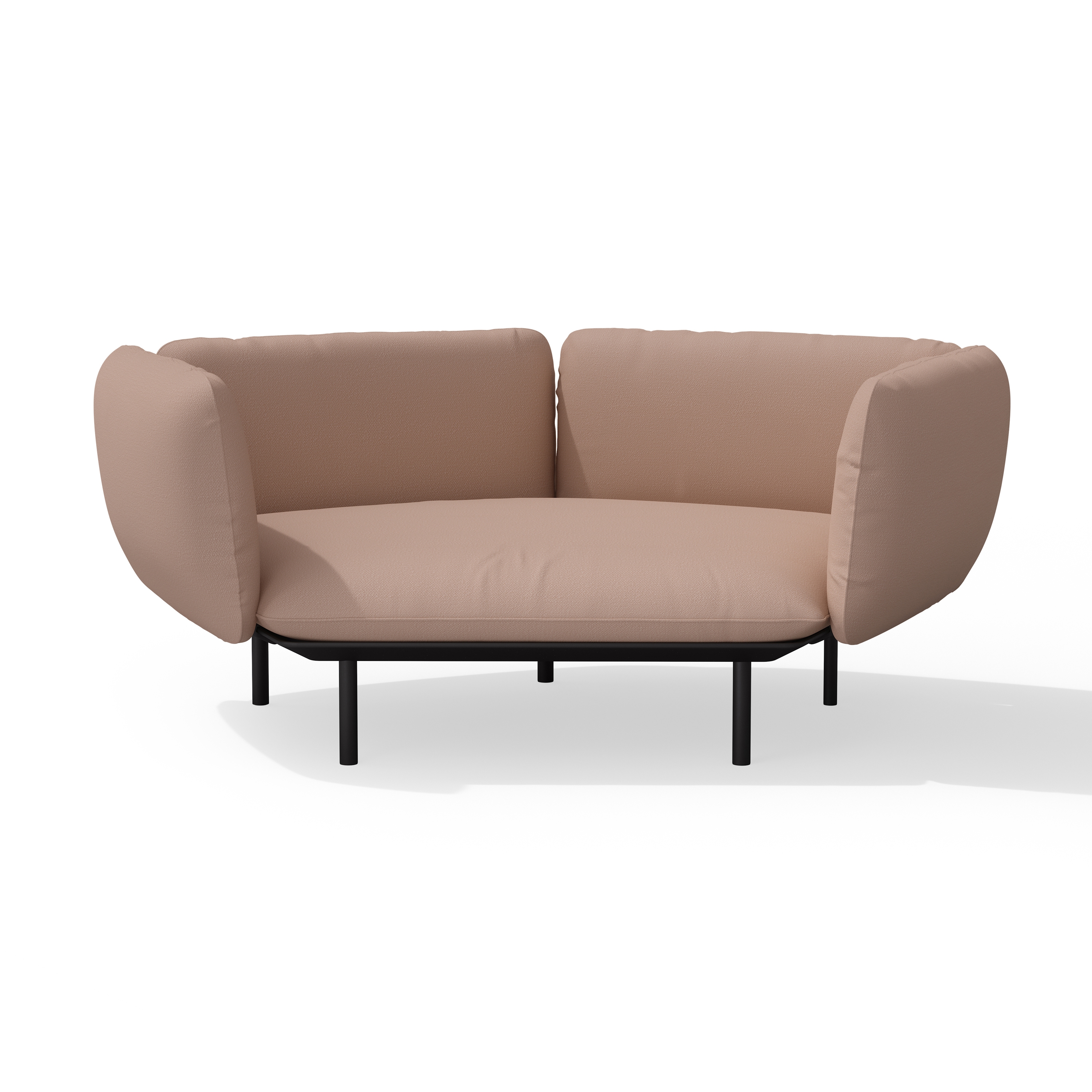 Display product Senja sofa organic corner double module - double arm high from manufacturer Tribù