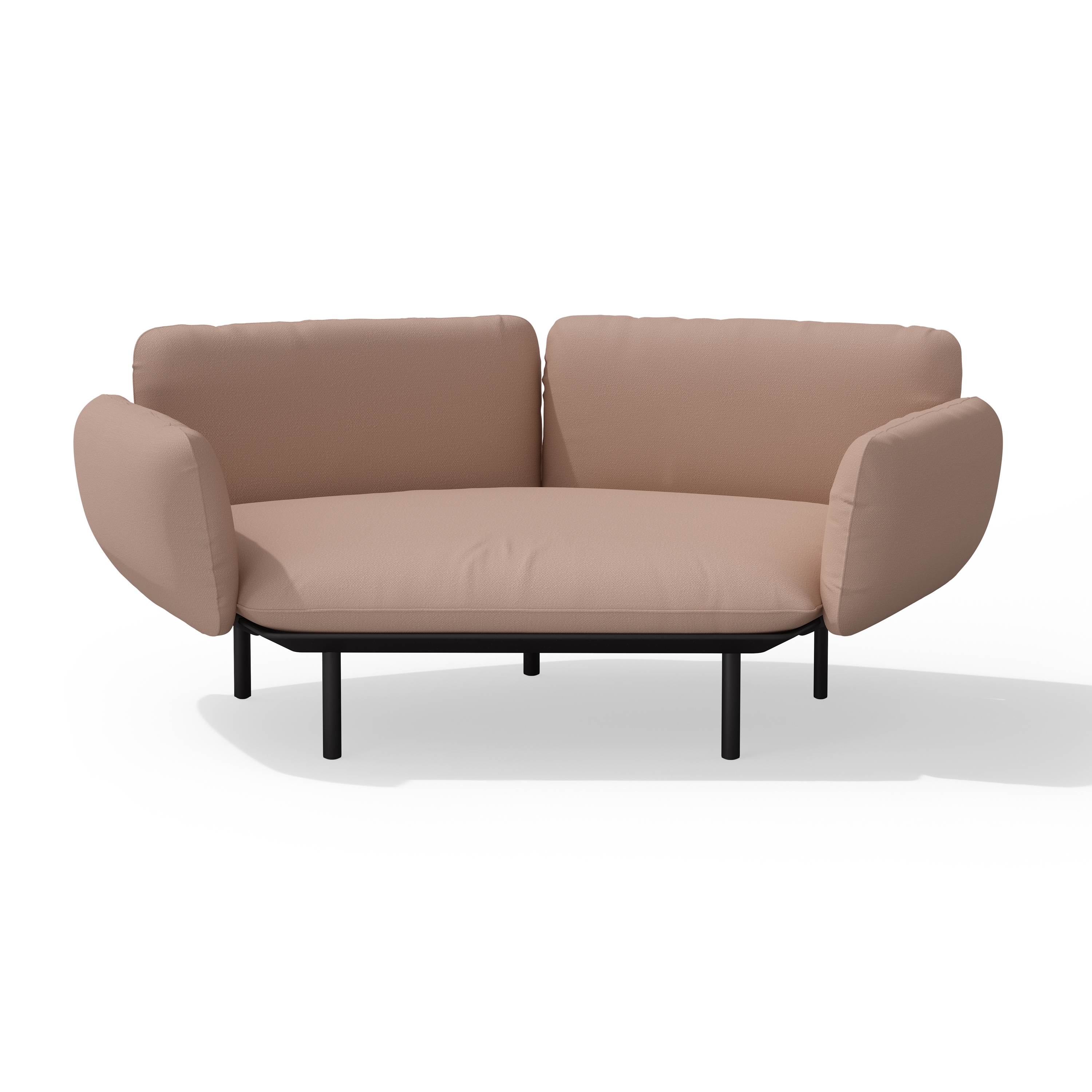 Display product Senja sofa organic corner double module - double arm low from manufacturer Tribù