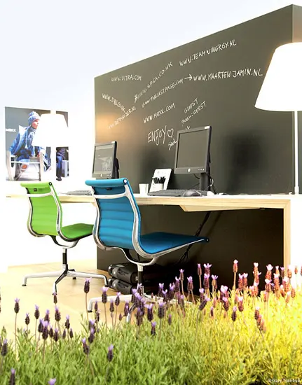 Vitra - Aluminium Chair EA 107