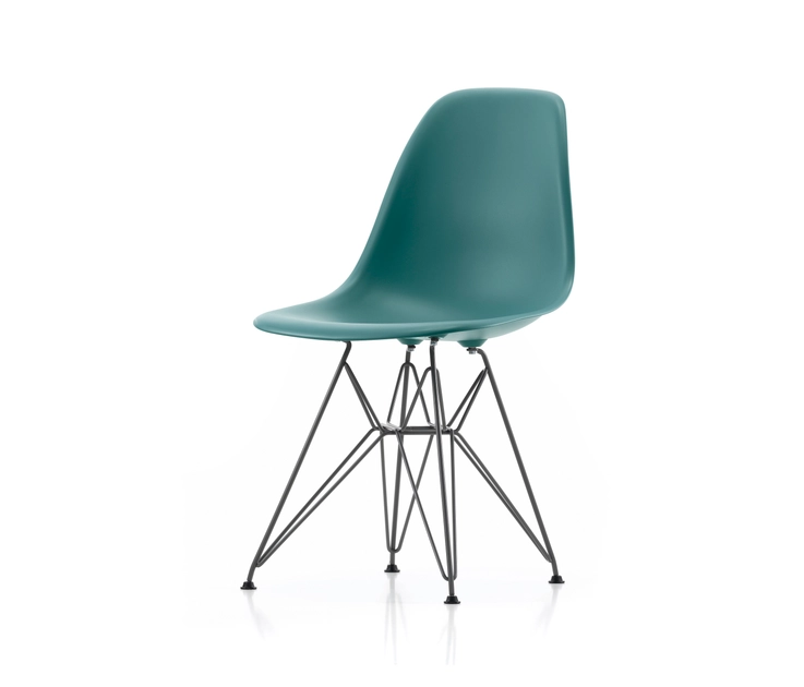 ぽっち Eames Plastic Chair[DSR CH ZF E8] Eames Plastic Side Chair DSR Chair with Seat Cushion Vitra