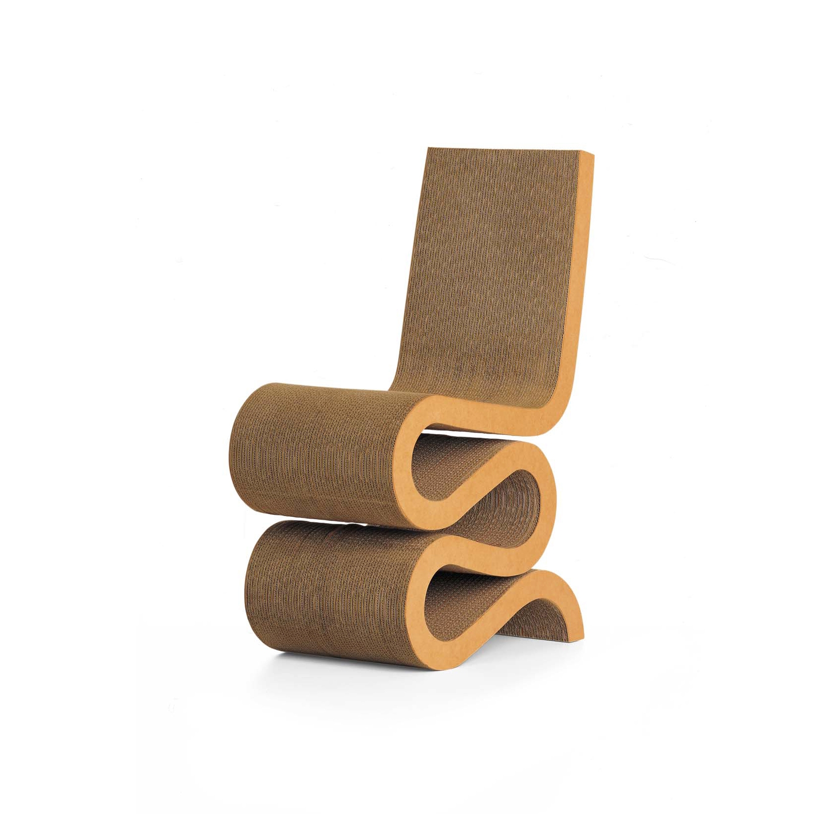 Vertoon produk Wiggle Side Chair van vervaardiger Vitra