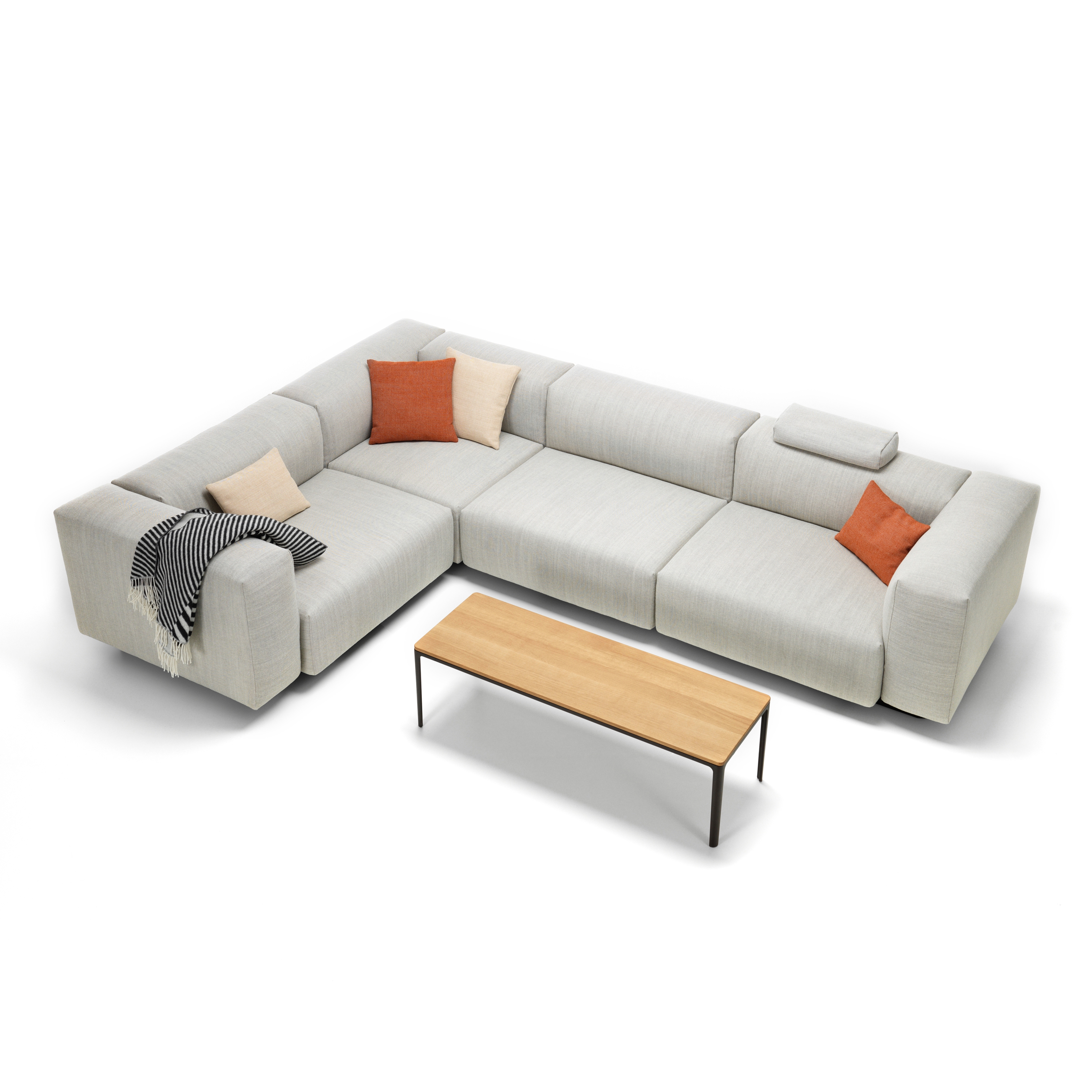 Mostra il prodotto Soft Modular Sofa 3-Seater, Corner Element del produttore Vitra