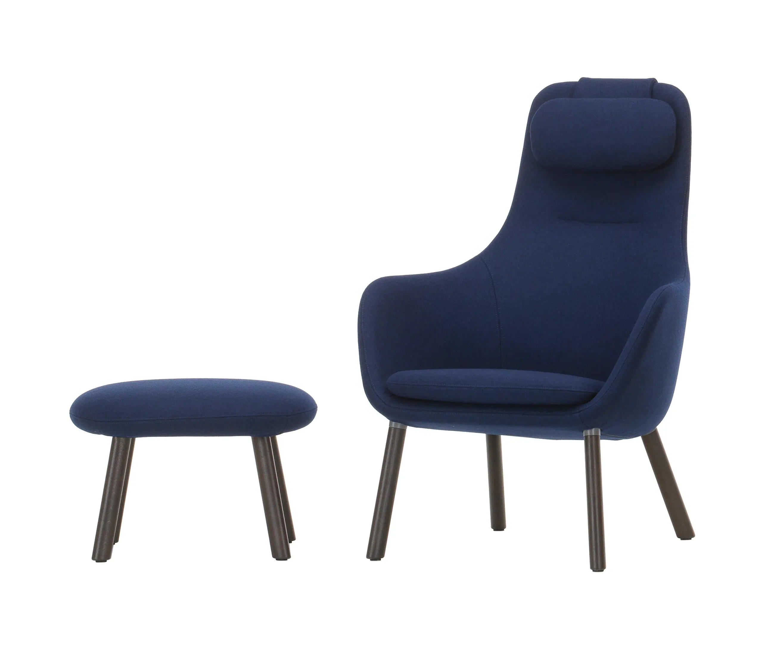 Vitra - HAL Lounge Chair & Ottoman