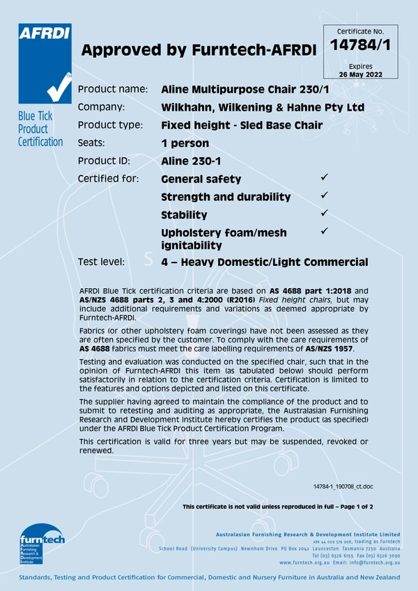Immagine di anteprima del file Wilkhahn-Aline-230-Blue-Tick-certificate