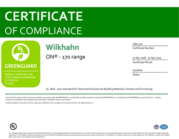 Preview image for the file Wilkhahn-ON-170-GREENGUARD-ENG