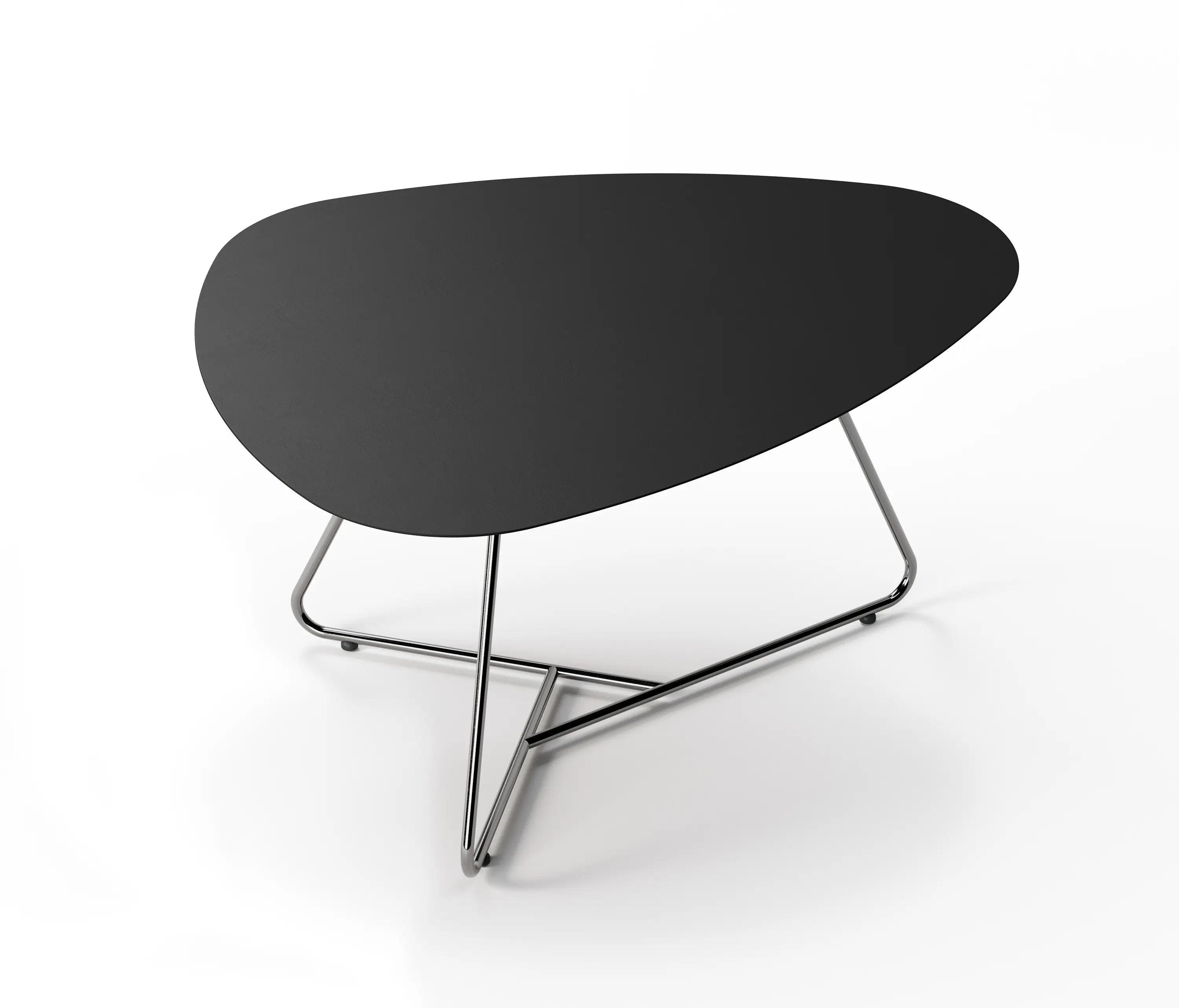 Wilkhahn - Yonda Lounge Table with a Sled Base (Height 42 cm) 322/6