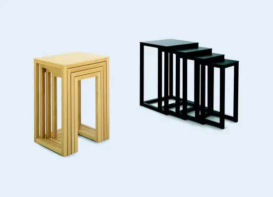 Wittmann - Hoffmann Nesting Tables