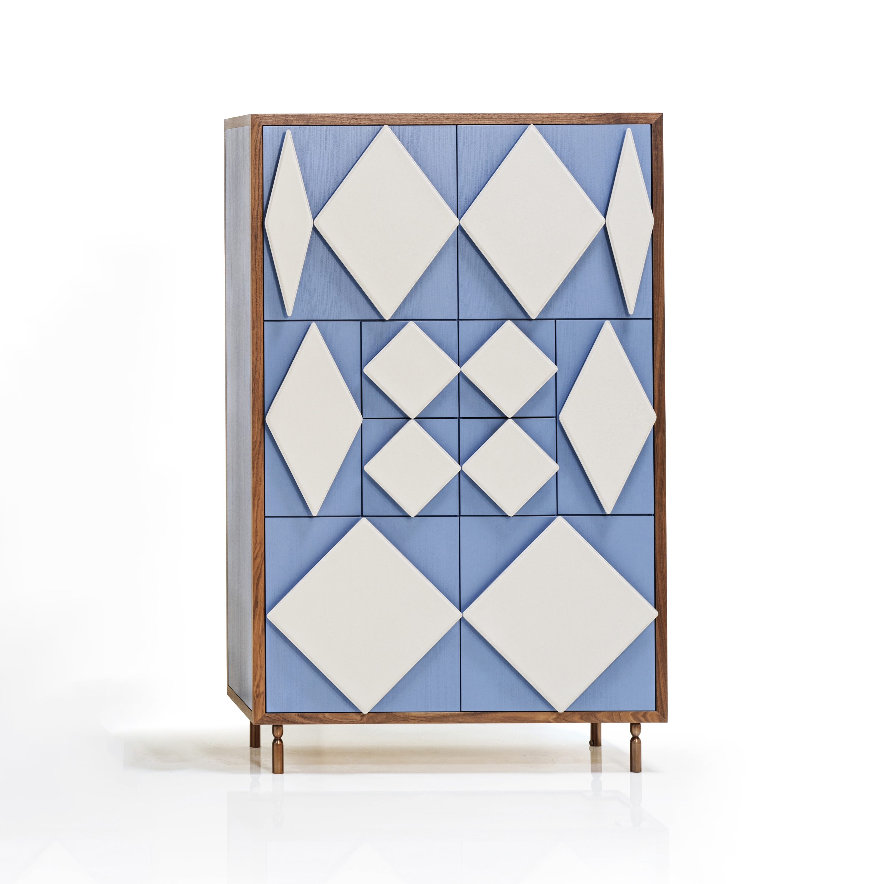 Display product Antigua Cabinet high blue from manufacturer Wittmann