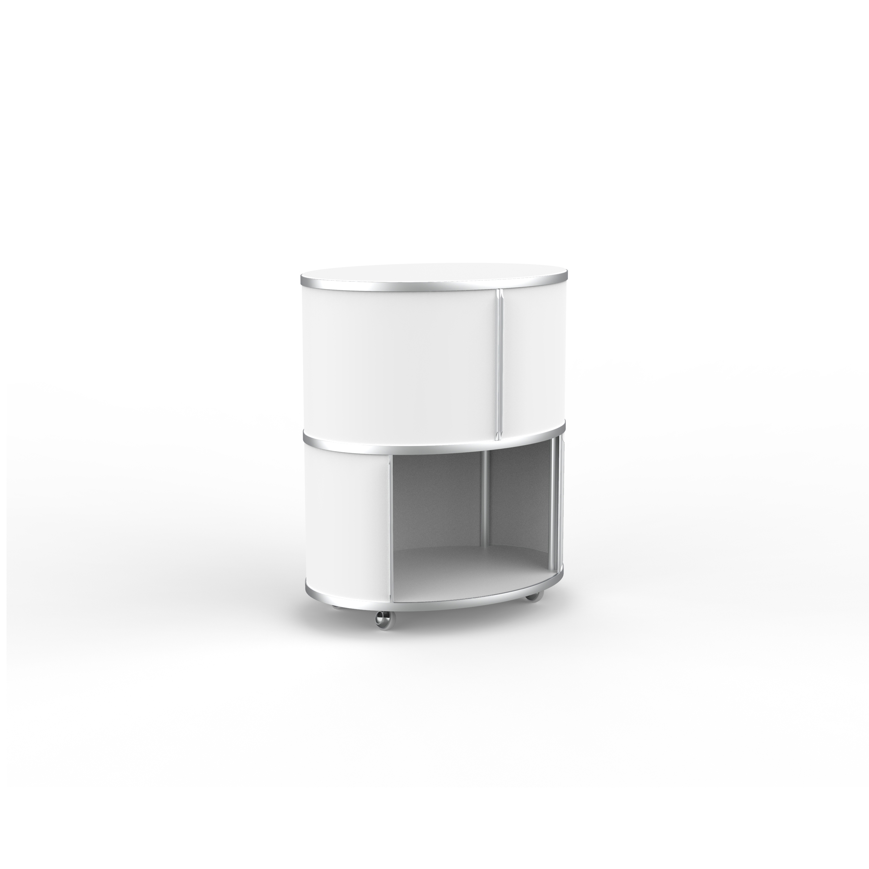 Display product WOGG 17 Ellipse Tower | 002 white from manufacturer WOGG