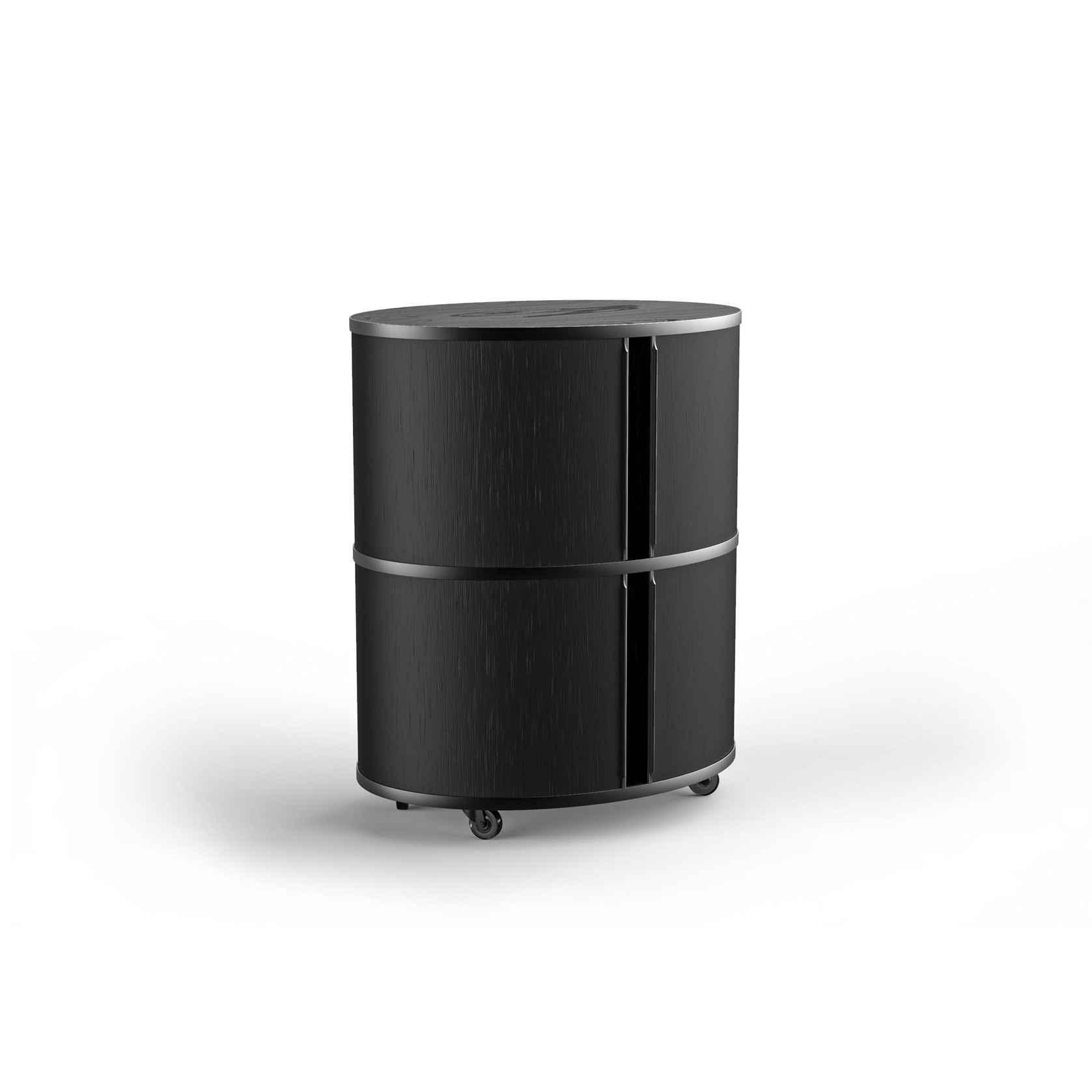 Display product WOGG 67 Ellipse Tower Wood | 002 black from manufacturer WOGG