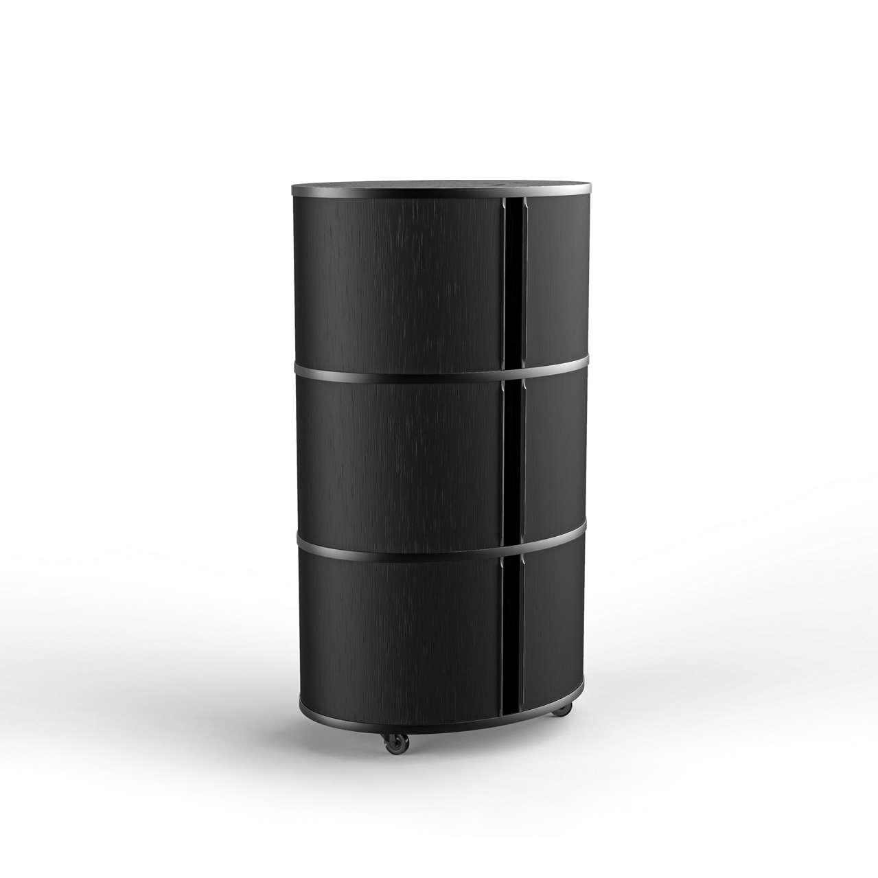 Display product WOGG 67 Ellipse Tower Wood | 003 black from manufacturer WOGG