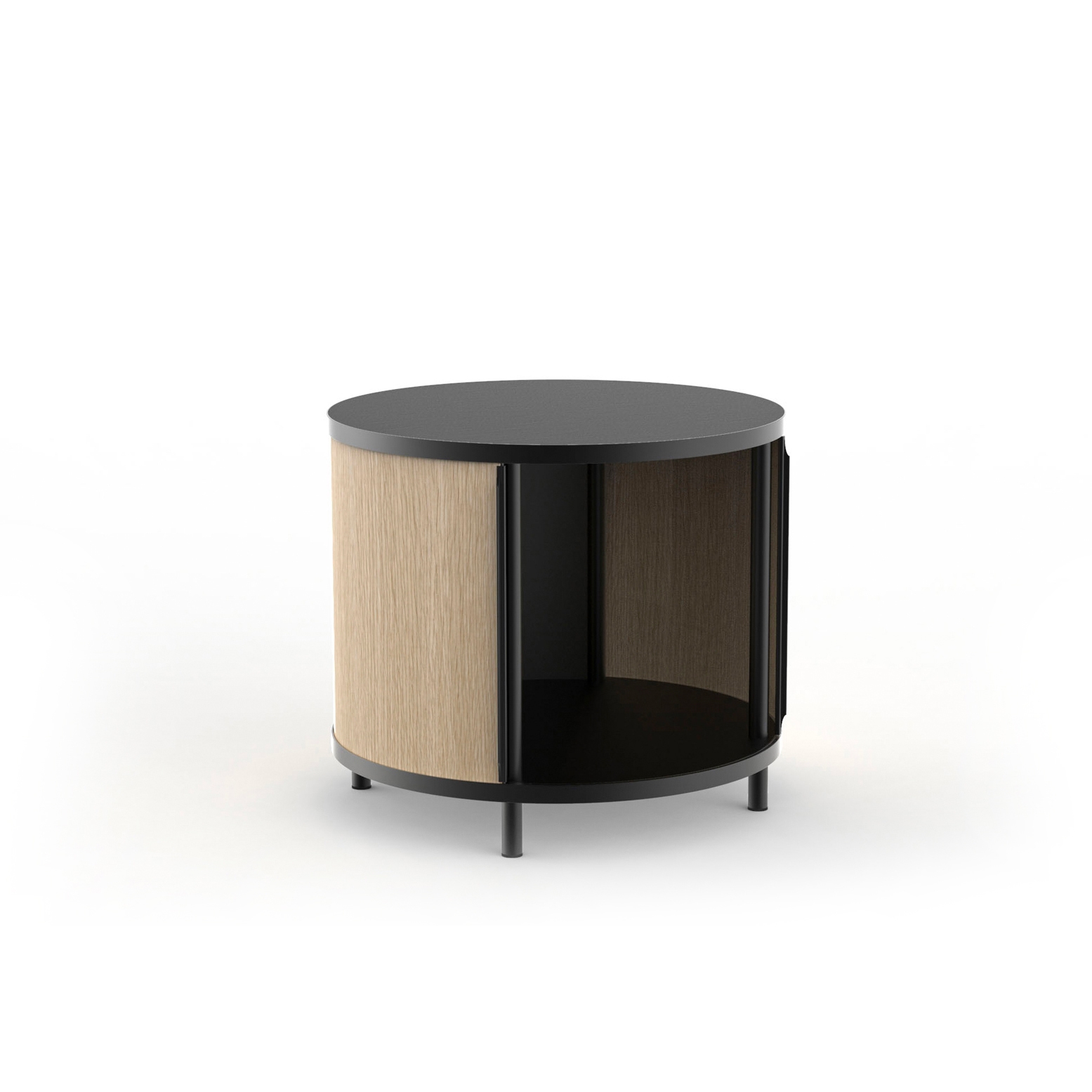 WOGG 74 Cylinder 50 | 001 oak – aluminium black