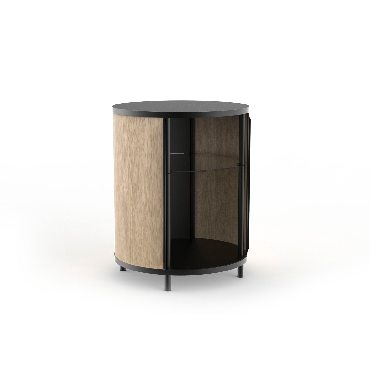 WOGG 74 Cylinder 50 | 003 oak – aluminium black