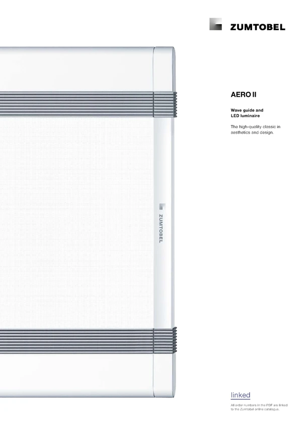 Preview image for the file AERO II | Wave guide and LED luminaire