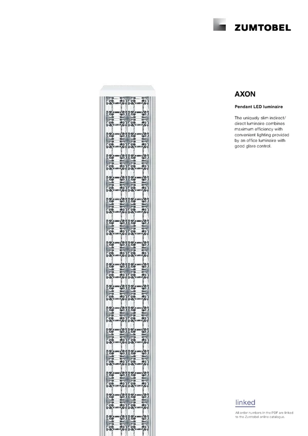 Preview image for the file AXON | Pendant LED luminaire