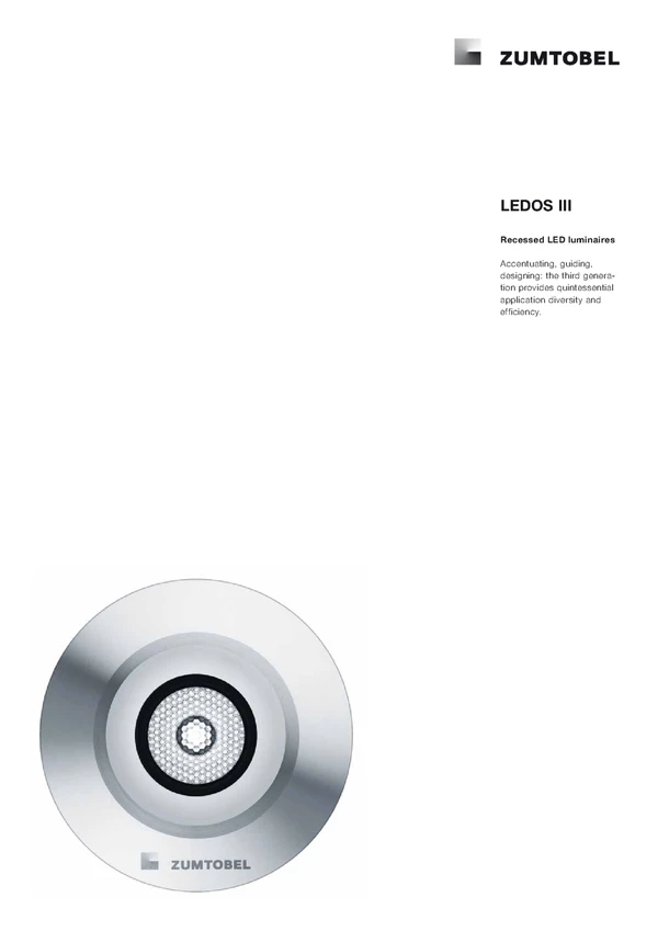 Preview image for the file LEDOS III | Recessed LED luminaires