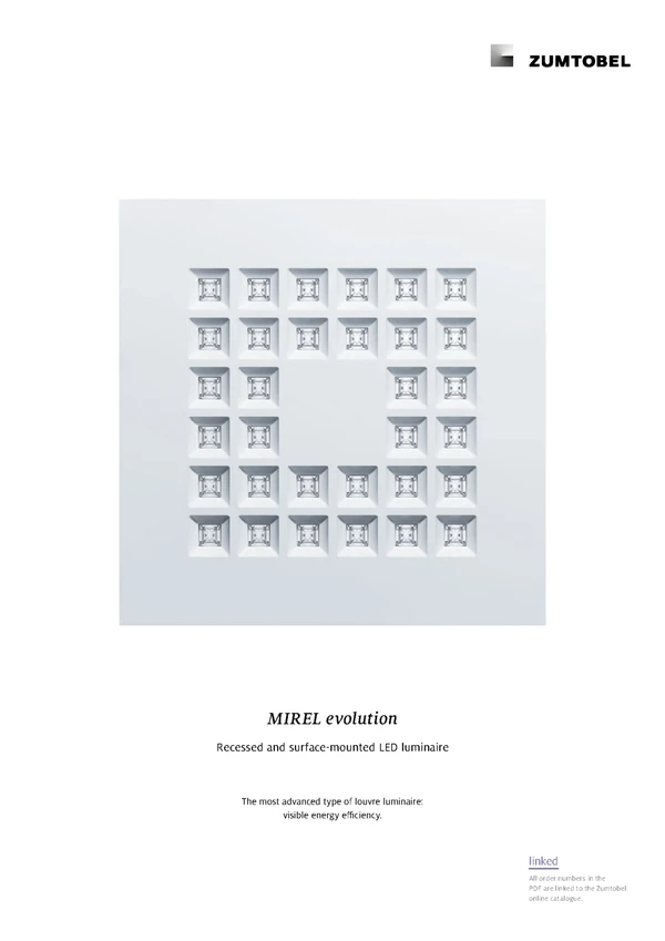 Preview image for the file MIREL evolution | Recessed and surface-mounted LED luminaire