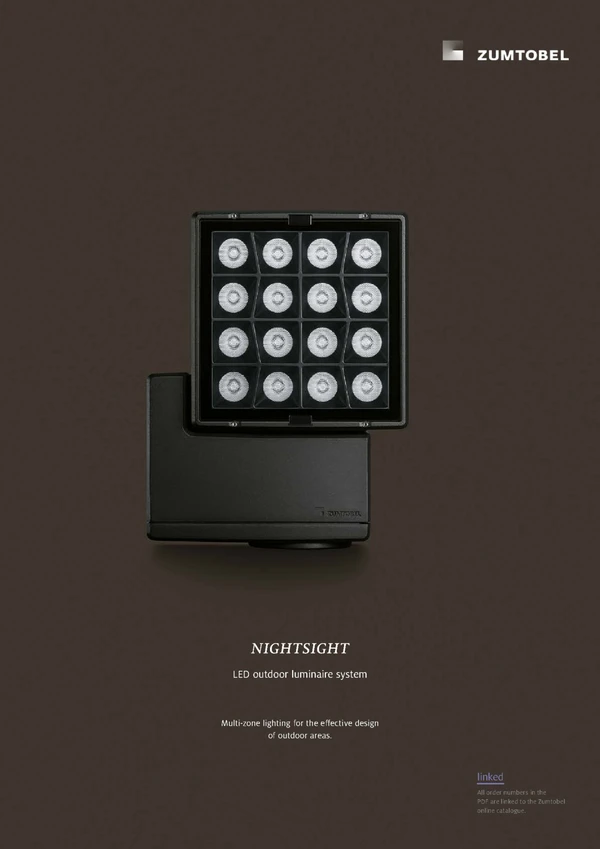Preview image for the file NIGHTSIGHT | LED outdoor luminaire system