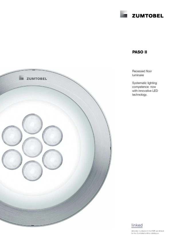 Preview image for the file PASO II | Recessed floor luminaire