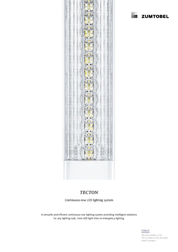 Preview image for the file TECTON | Continuous-row LED lighting system