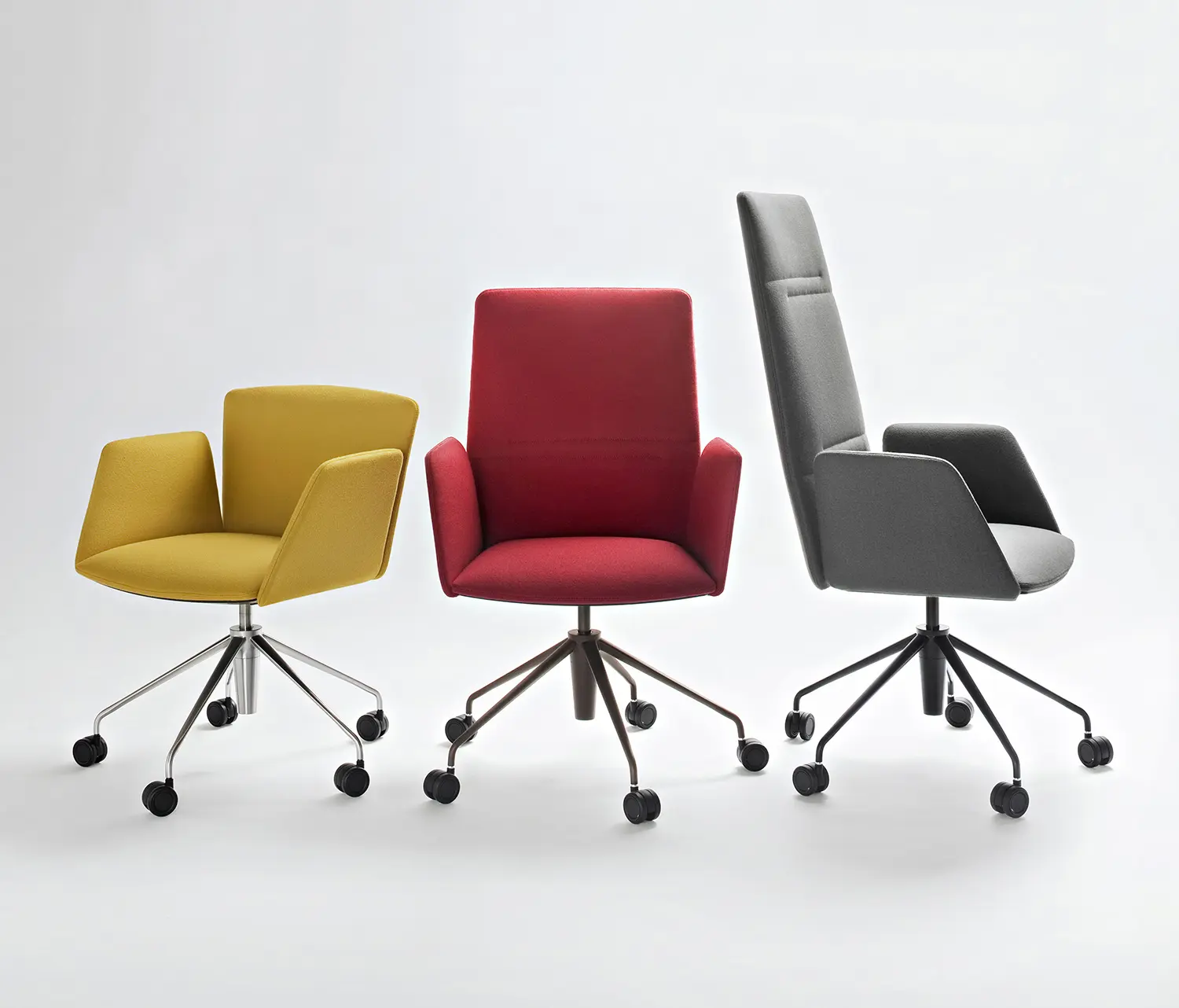 Tecno - Vela Visitors low-backrest chair