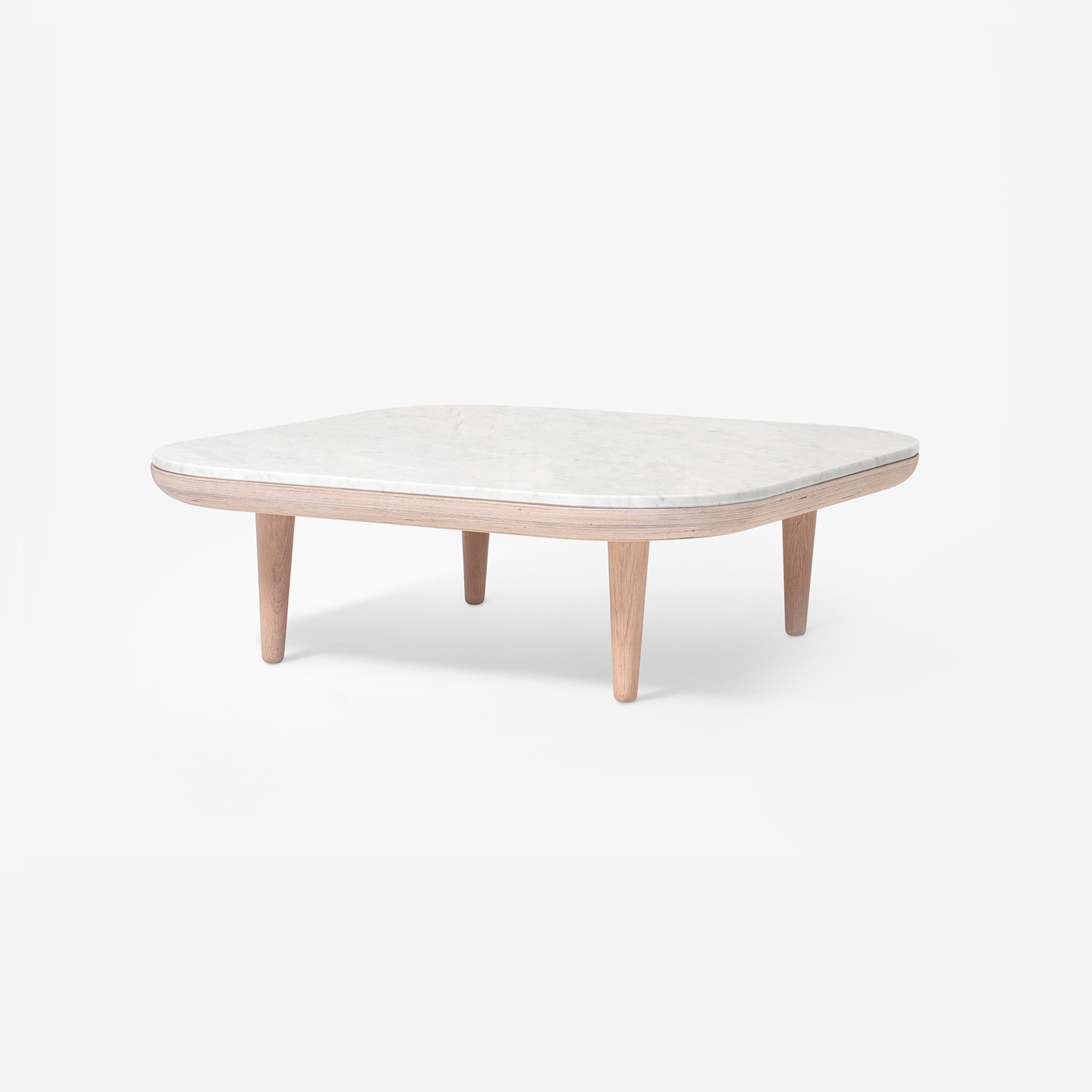 Fly SC4 White Oiled Oak base w. honed Bianco Carrara marble