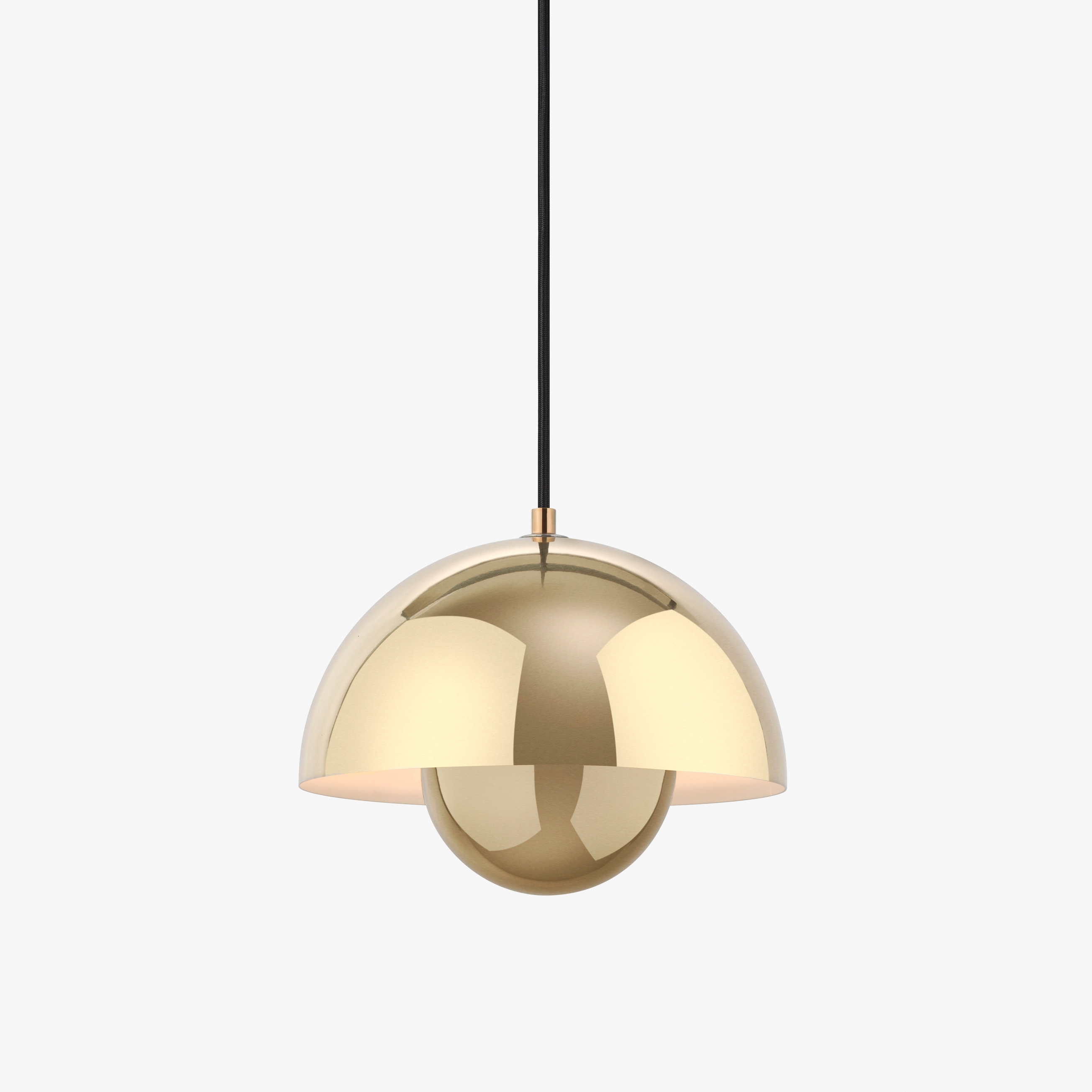 Flowerpot VP1 Brass-plated