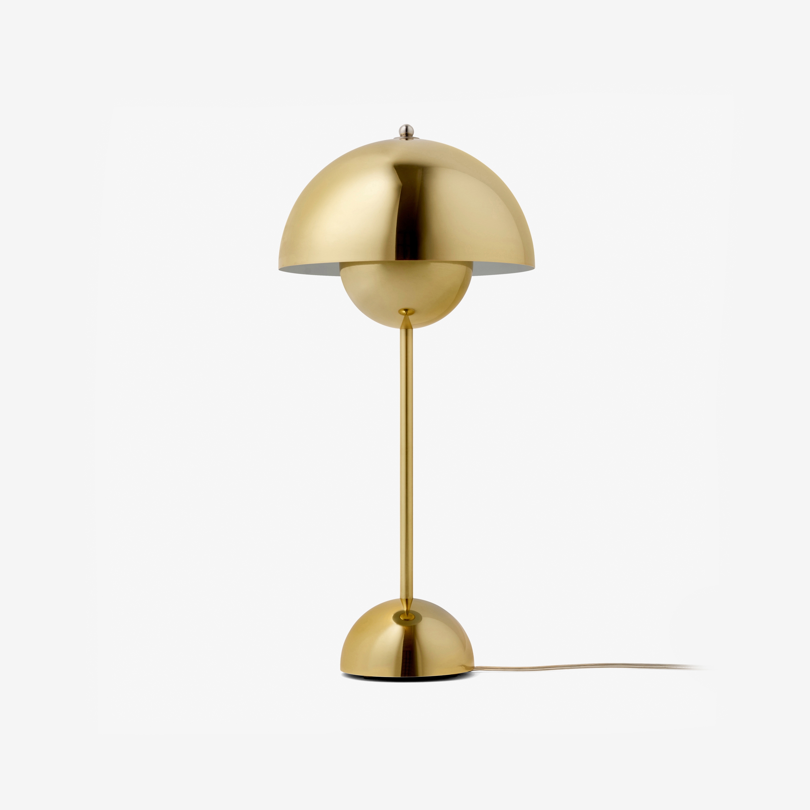 Flowerpot VP3 Brass-plated