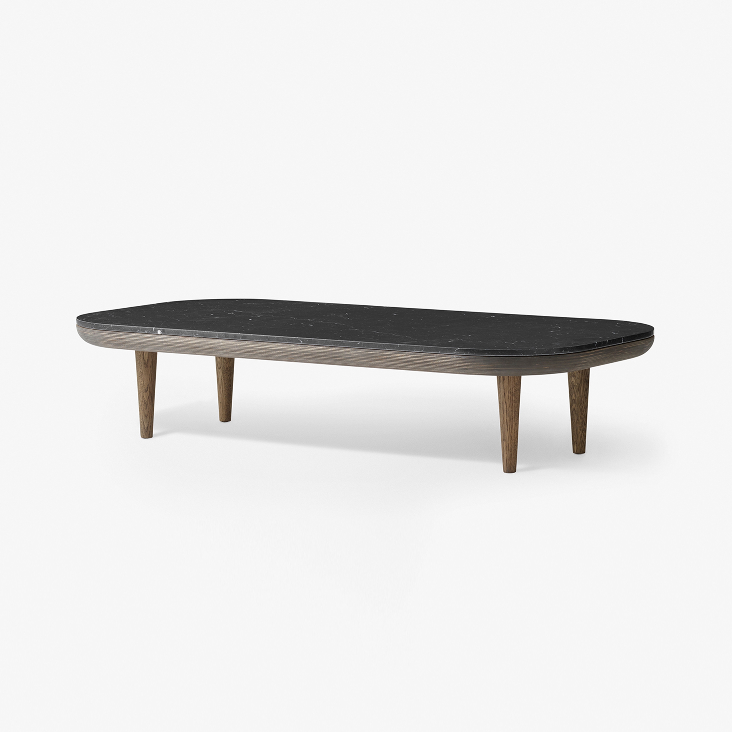 Fly SC5 Smoked Oiled Oak base w. honed Nero Marquina marble