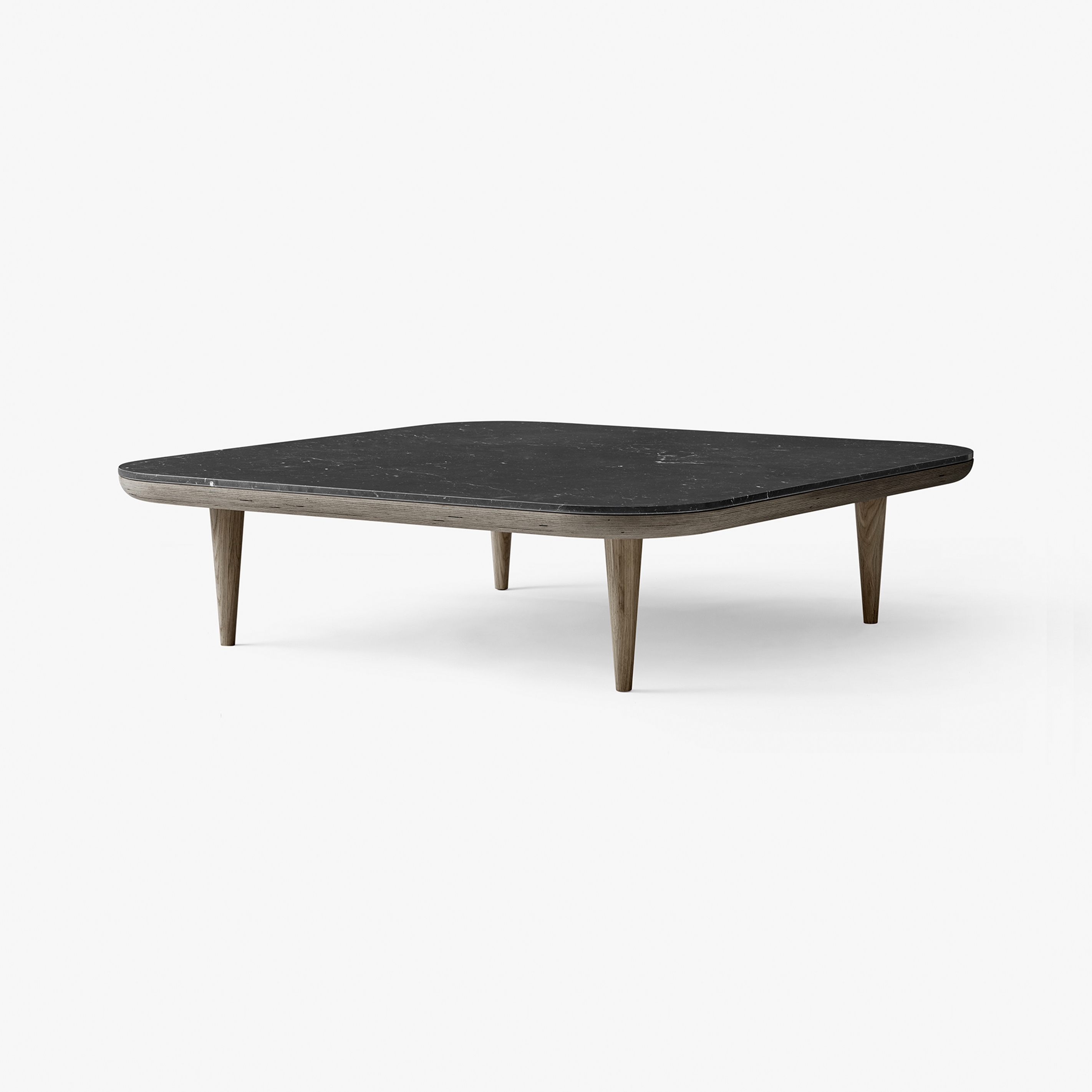 Fly SC11 Smoked Oiled Oak base w. honed Nero Marquina marble