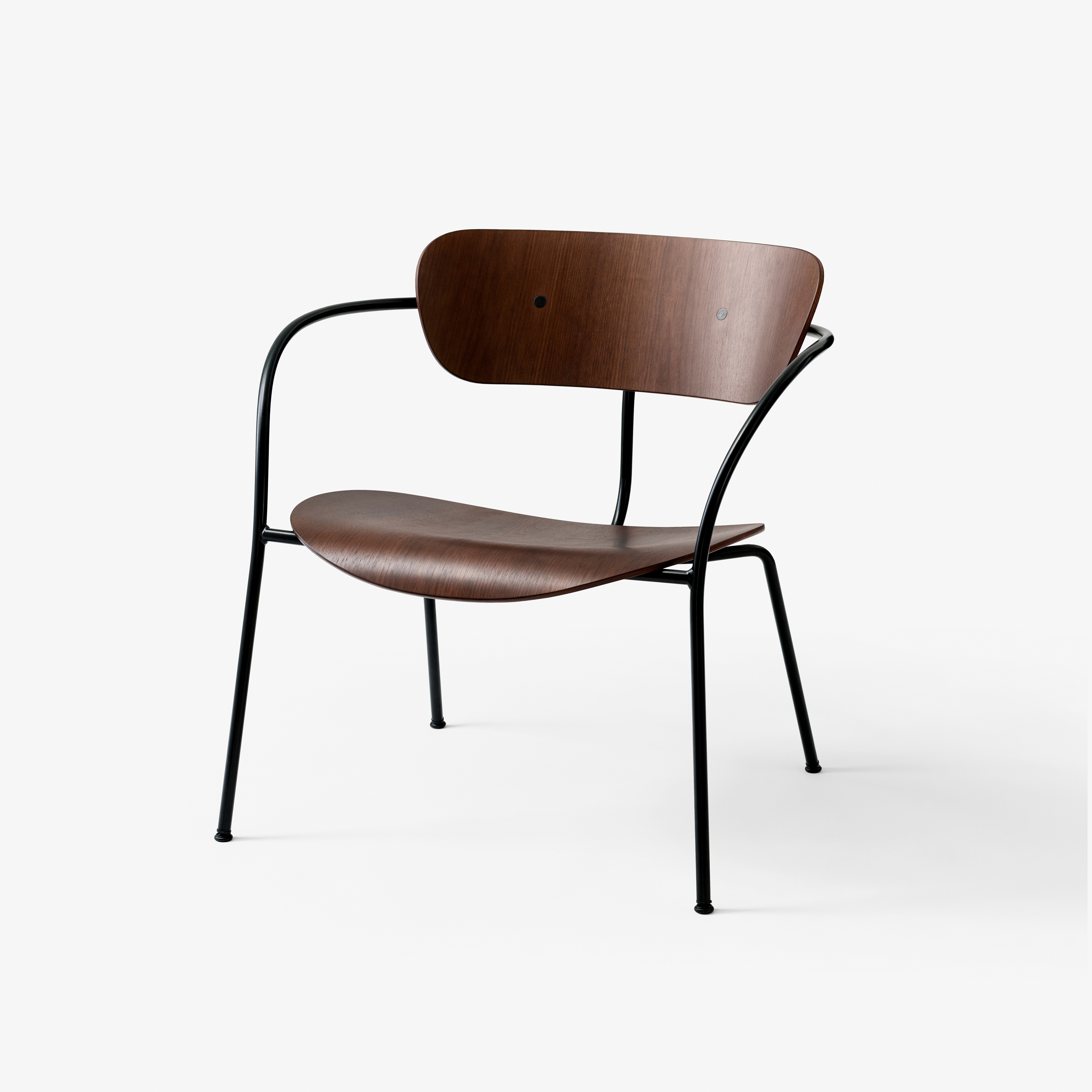 Pavilion AV5 Lacquered Walnut w. Black base
