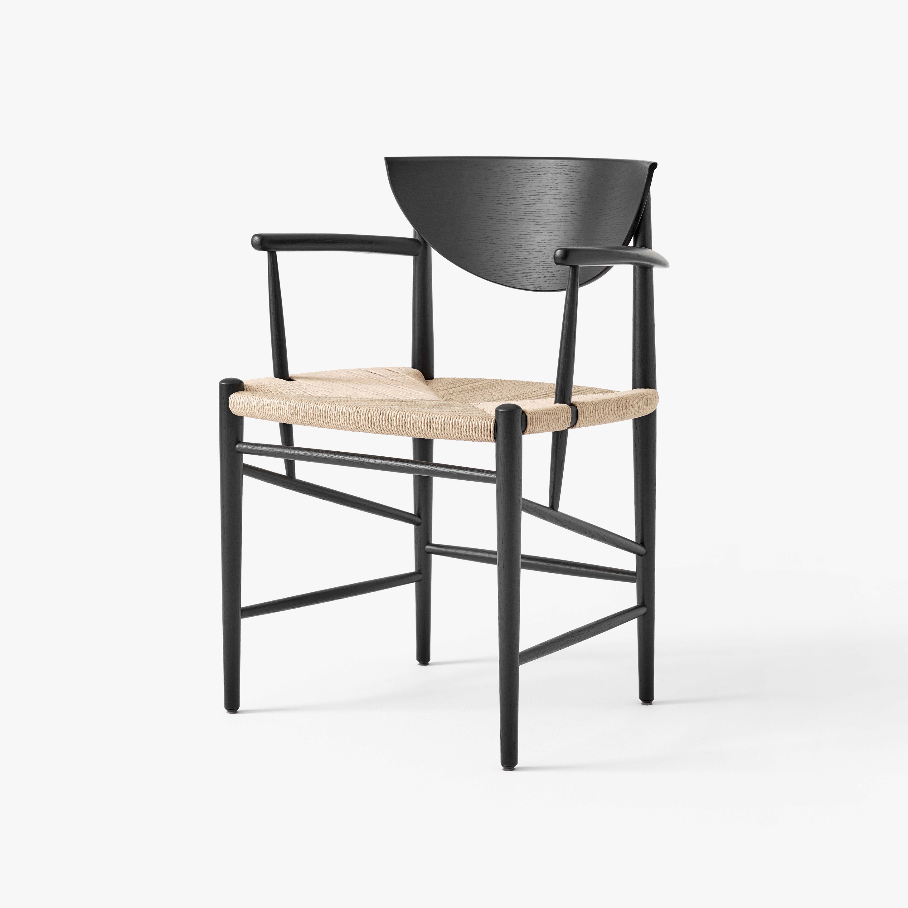 Drawn HM4 Black Lacquered Oak