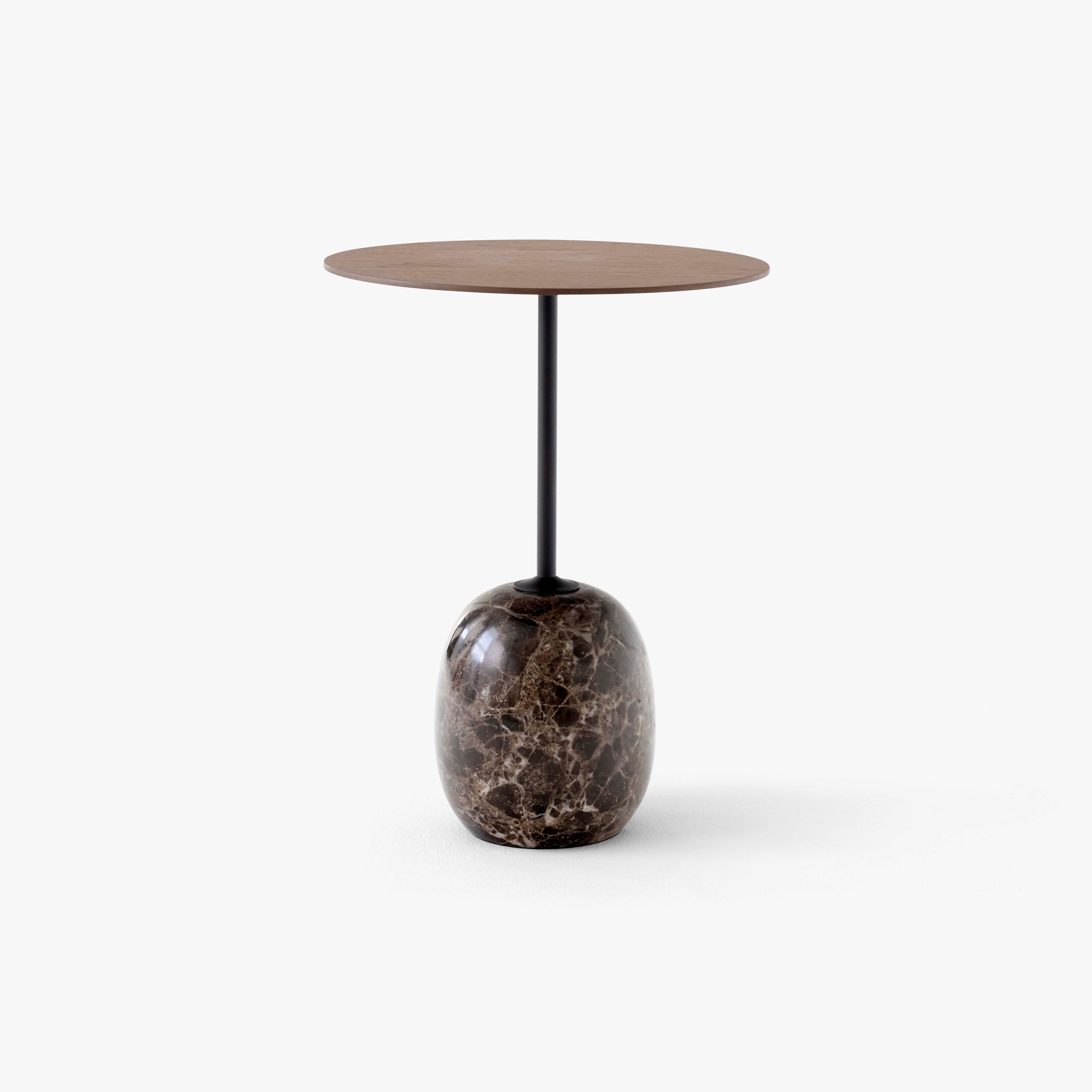 Lato LN8 Lacquered Walnut w. Emparador Marble