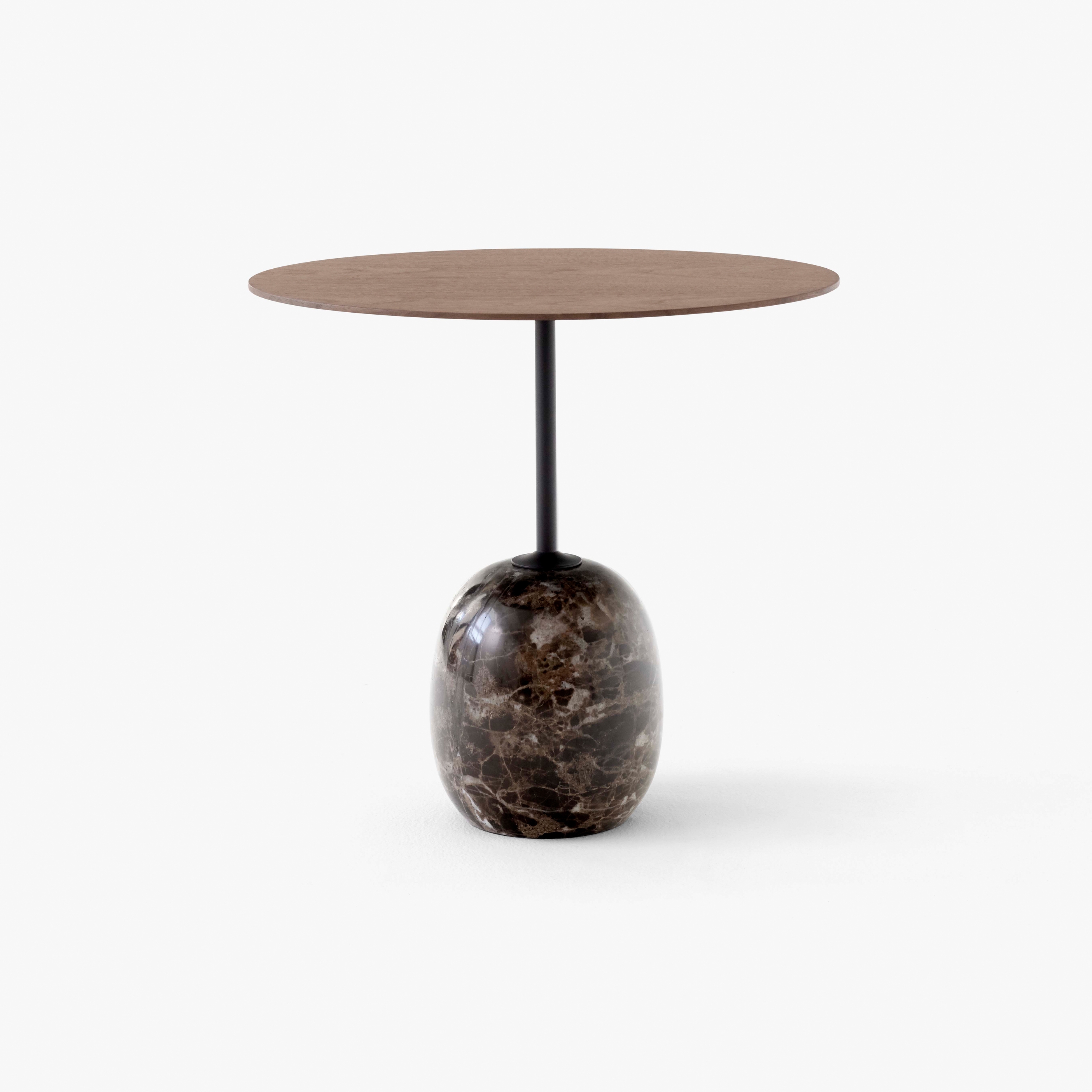 Display product Lato LN9 Lacquered Walnut w. Emparador Marble from manufacturer &TRADITION