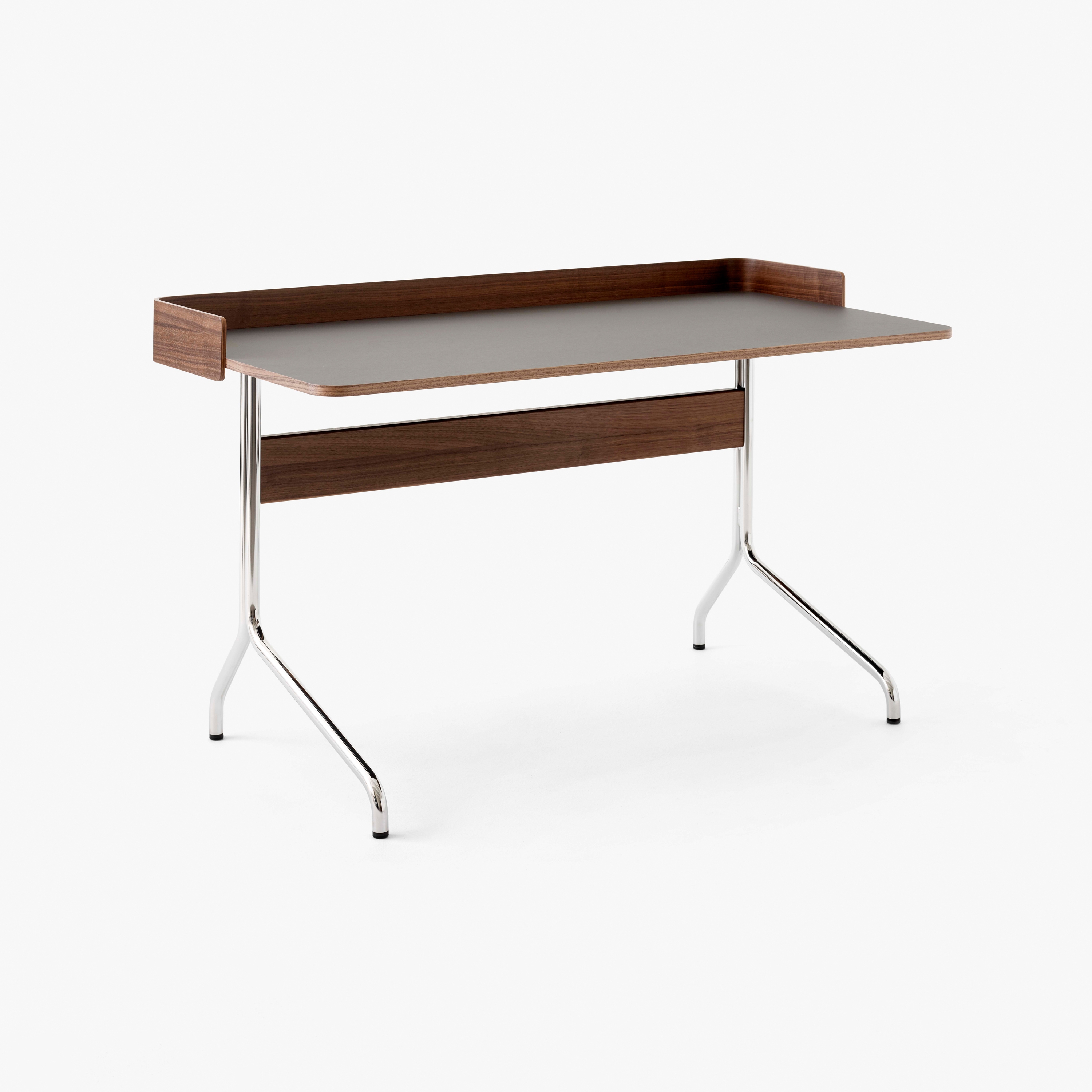 Mostrar el producto Pavilion AV17 Iron Linoleum (4178) w. lacquered walnut & chrome base del fabricante &TRADITION