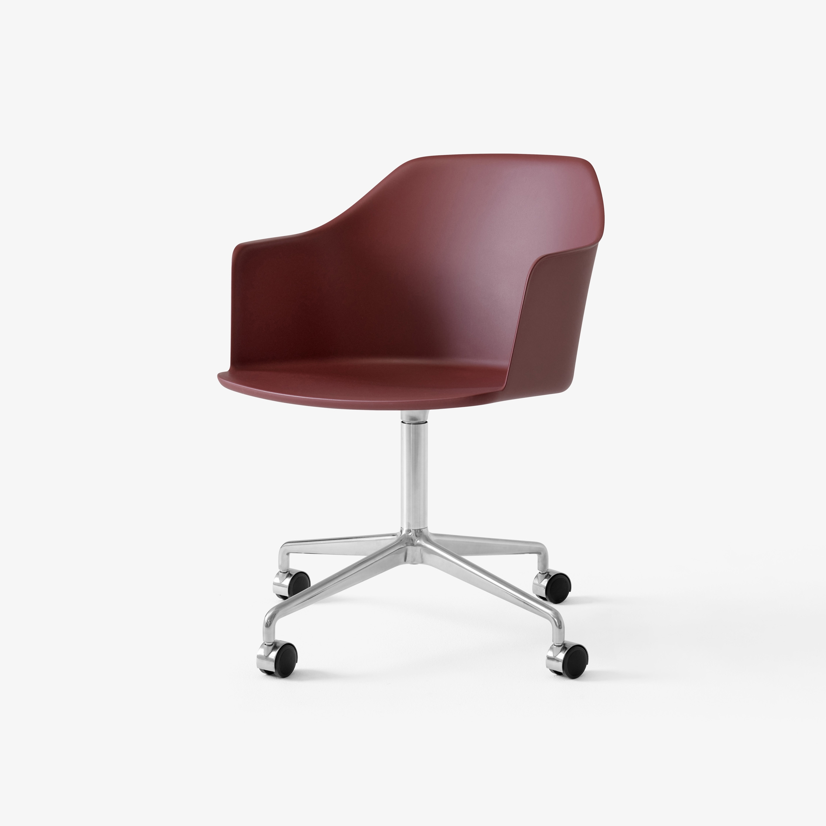 Rely HW48 Red Brown Shell w. Polished Aluminium Base
