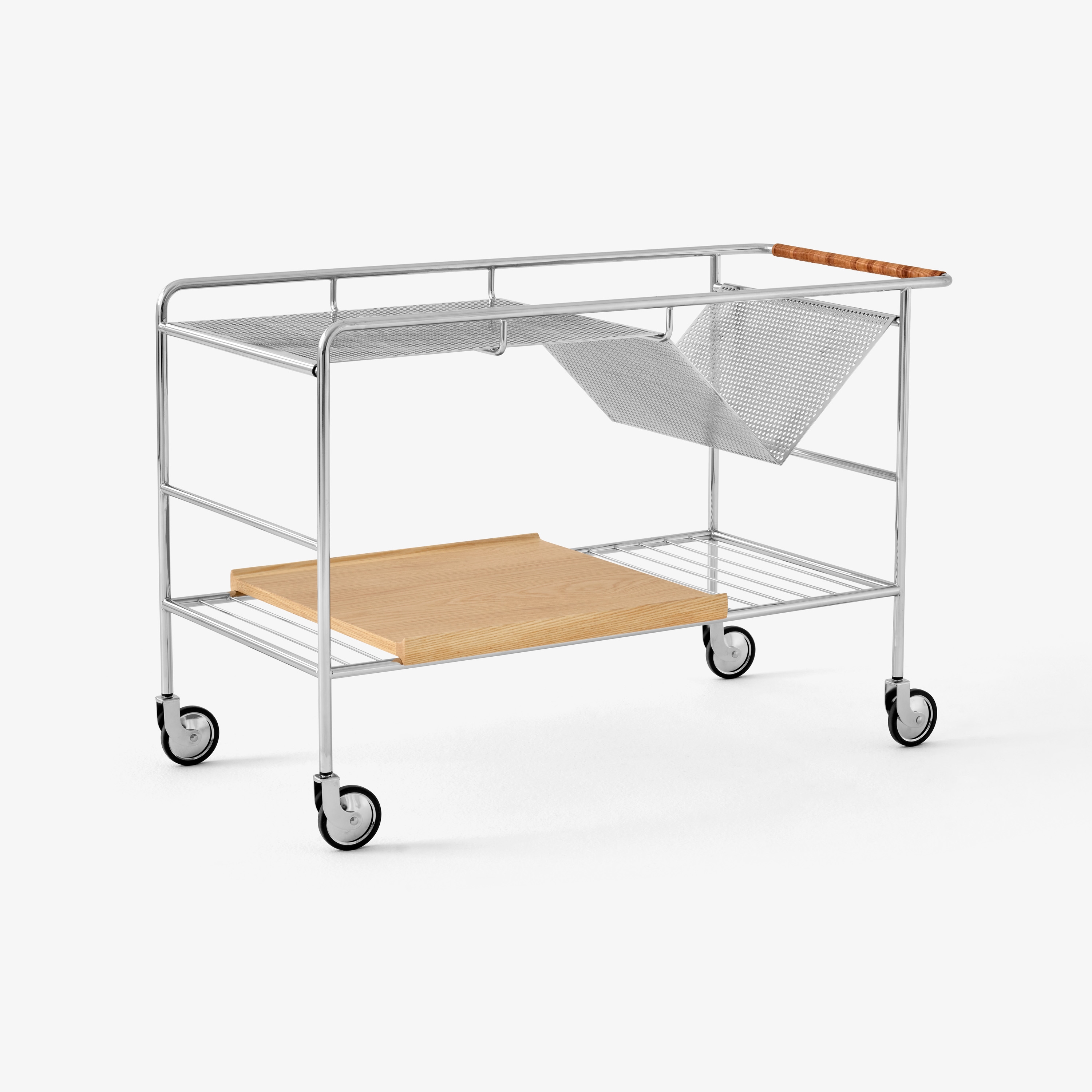 Produkt Alima NDS1 Chrome w. Oak tray des Herstellers &TRADITION anzeigen