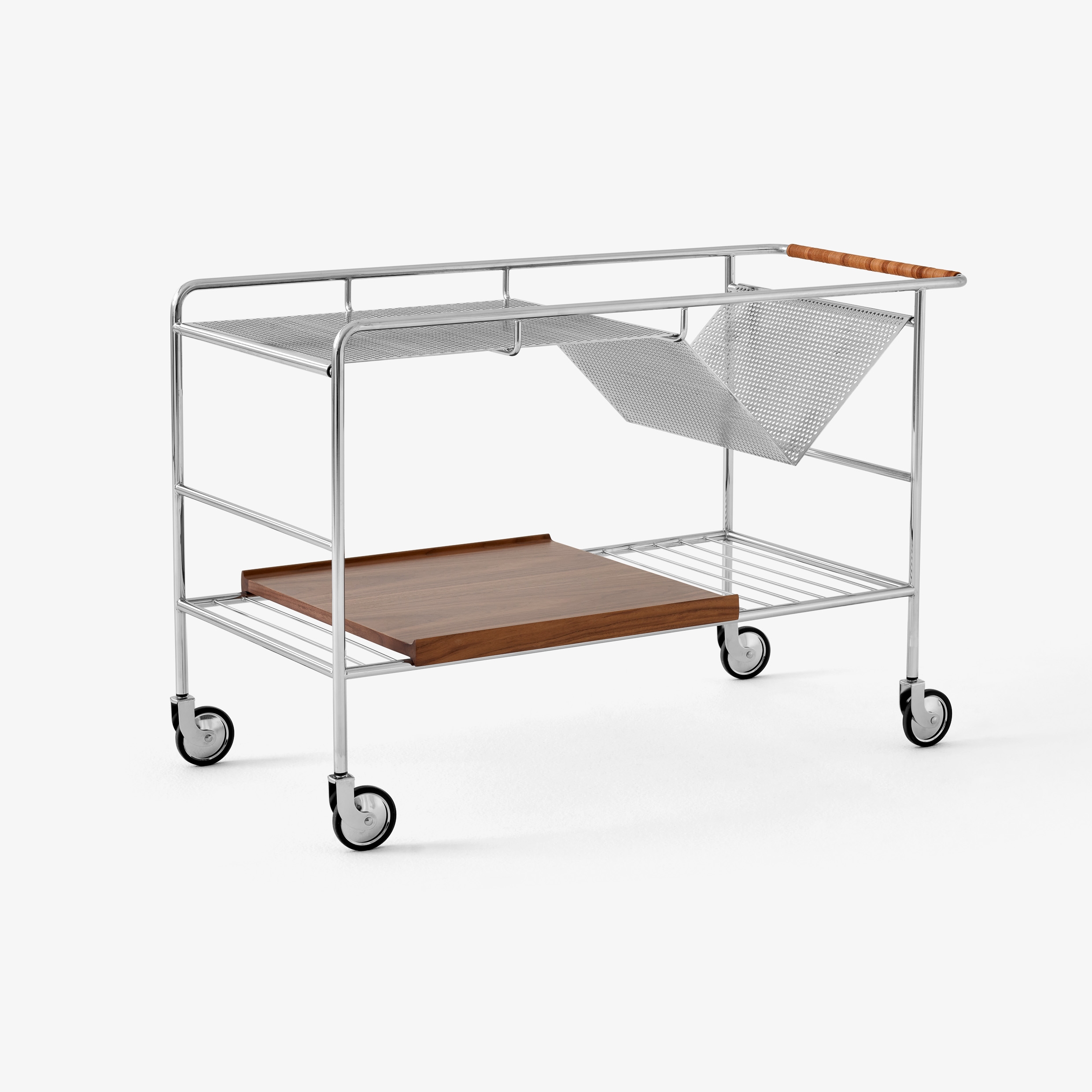 Produkt Alima NDS1 Chrome w. Walnut tray des Herstellers &TRADITION anzeigen