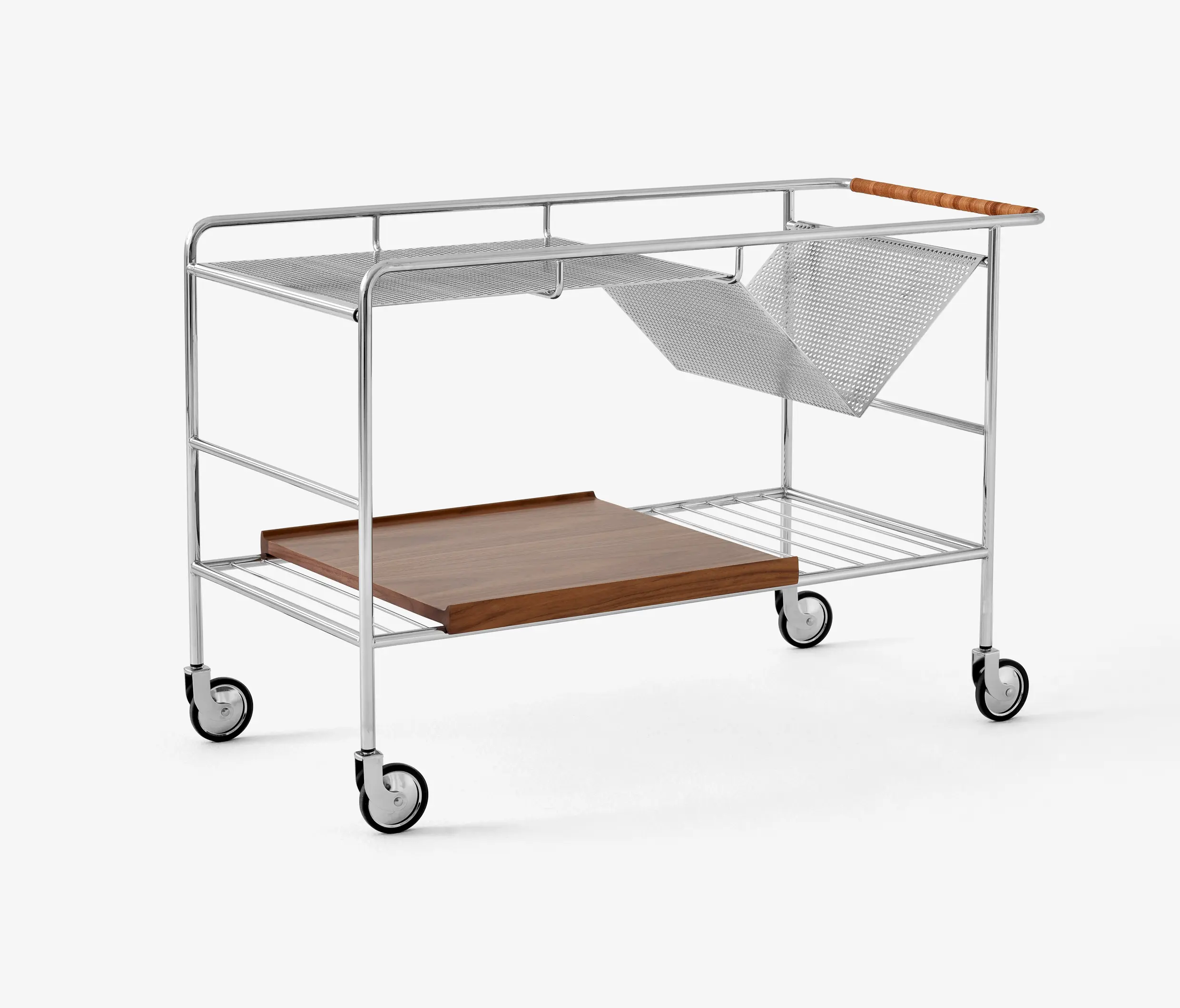 &TRADITION - Alima NDS1 Chrome w. Walnut tray