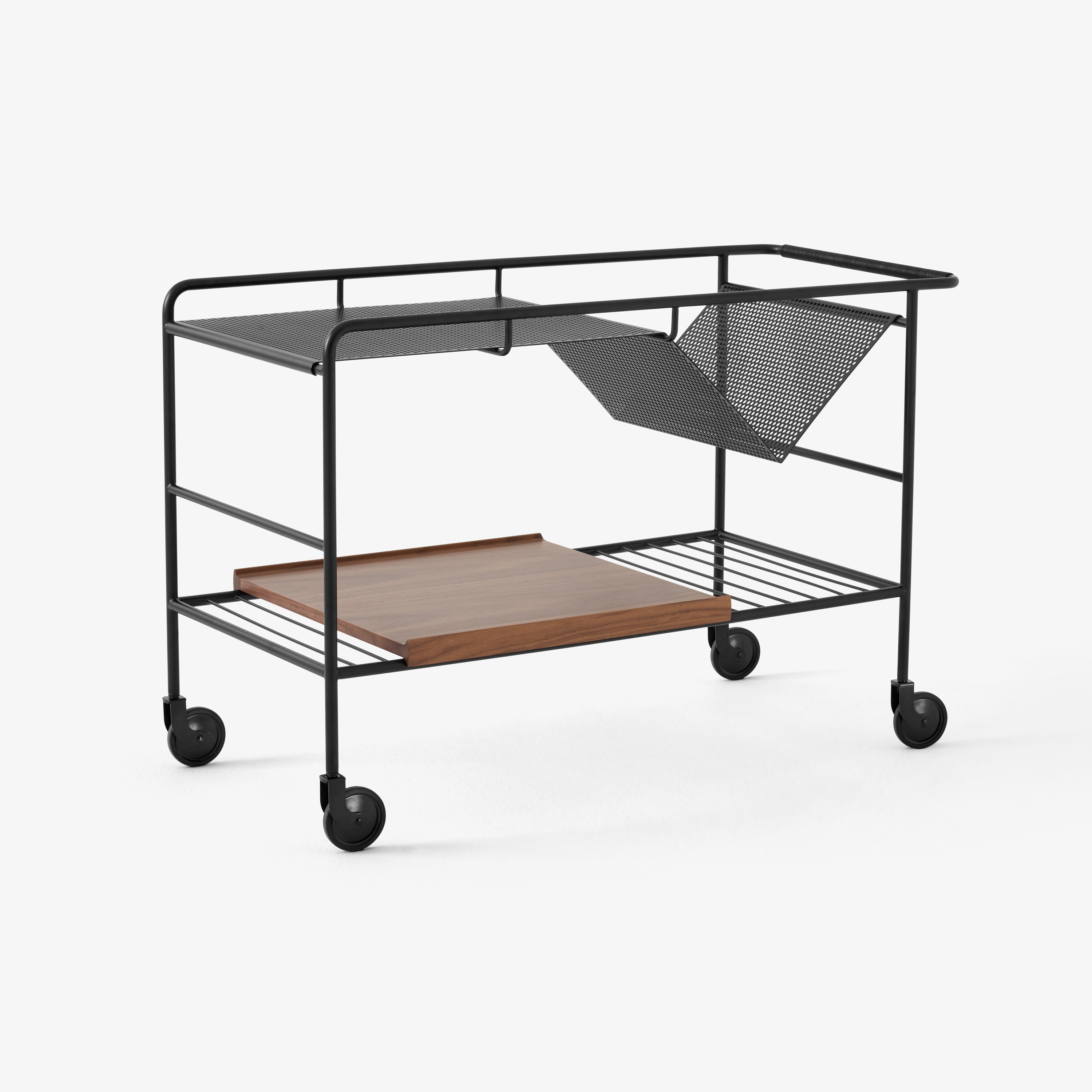 Alima NDS1 Matt Black w. Walnut tray
