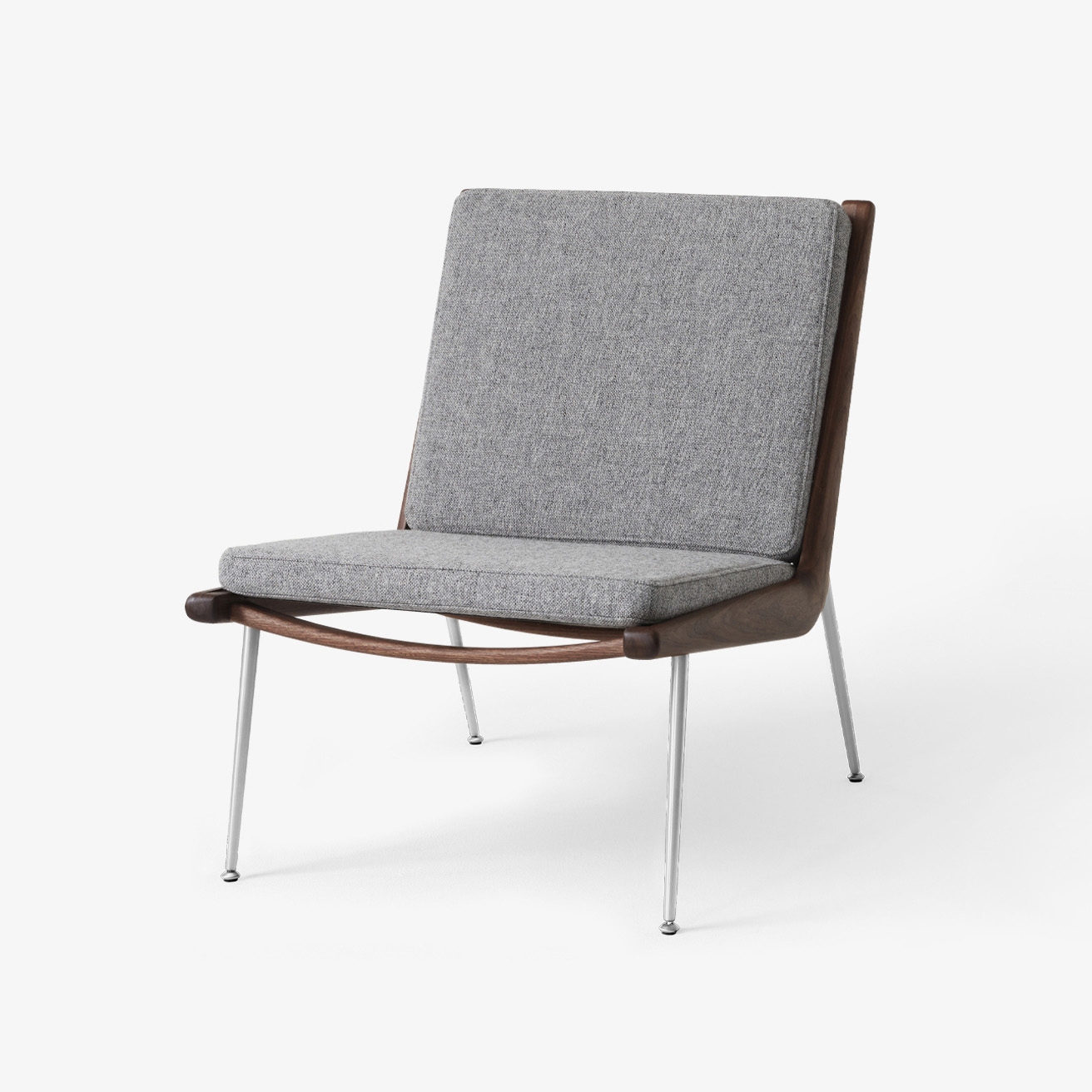 Boomerang HM1 Hallingdal 130 w. Oiled walnut & Stainless steel base