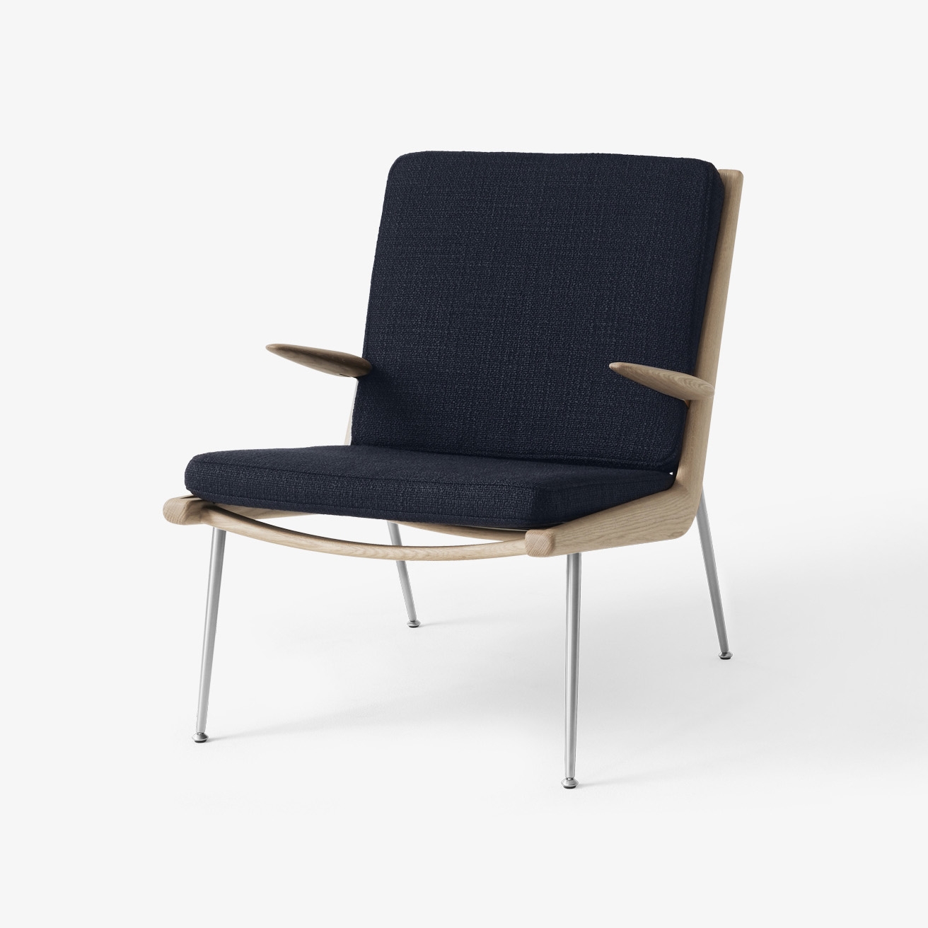 Mostra il prodotto Boomerang HM2 Loop Marine w. Oiled Oak & Stainless steel base del produttore &TRADITION
