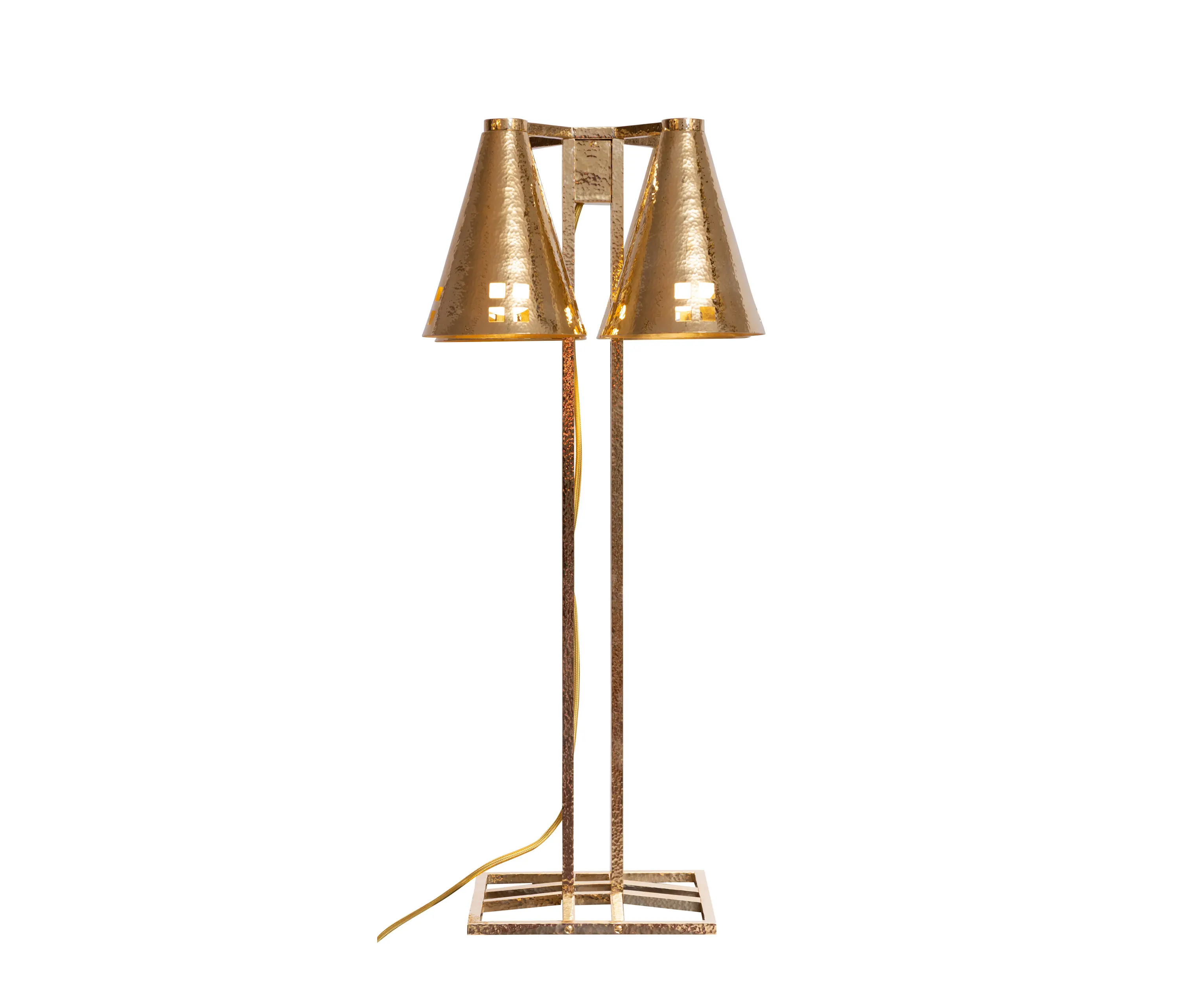 Woka - Cubistic Josef Hoffmann Table Lamp from 1903
