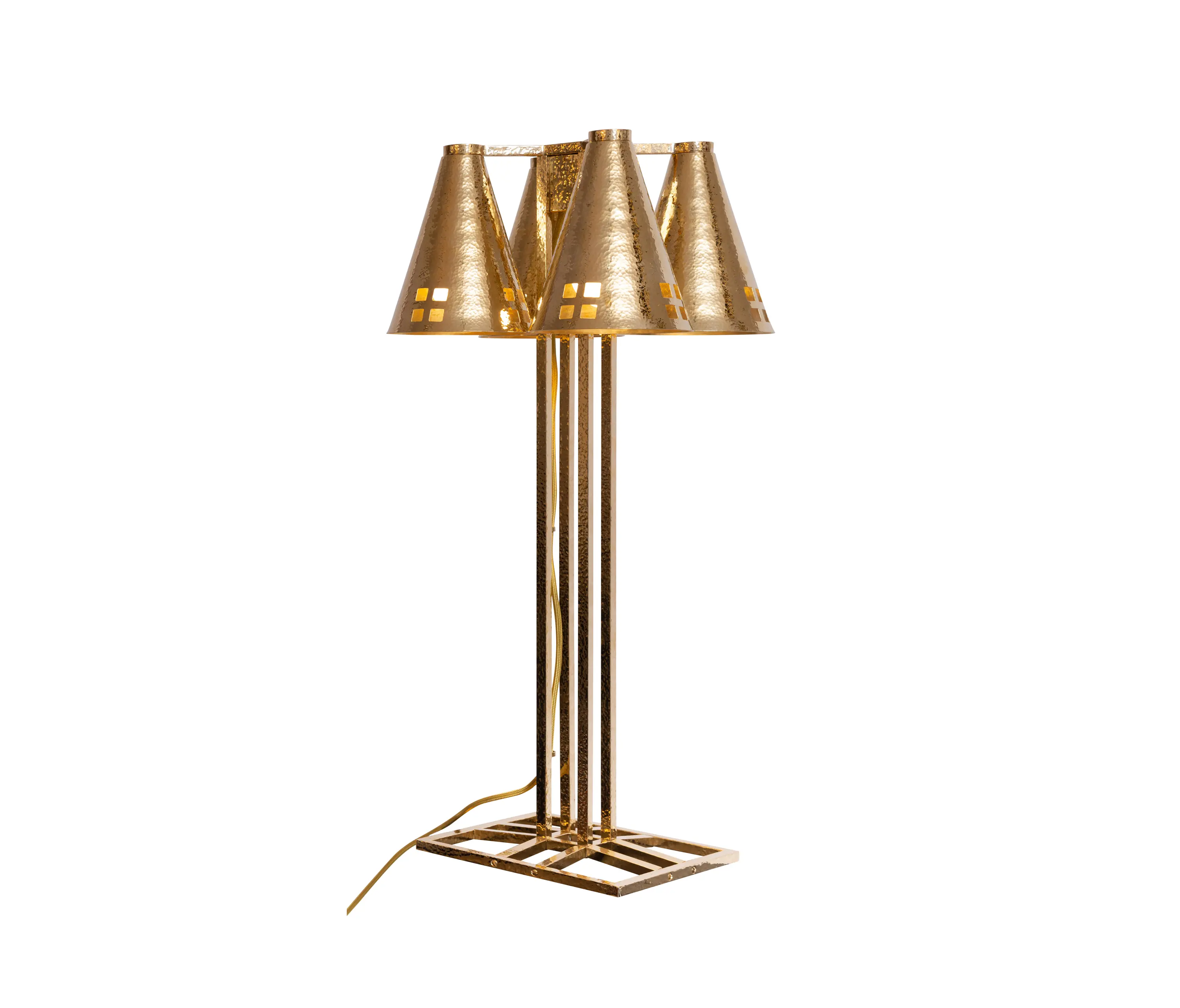 Woka - Cubistic Josef Hoffmann Table Lamp from 1903