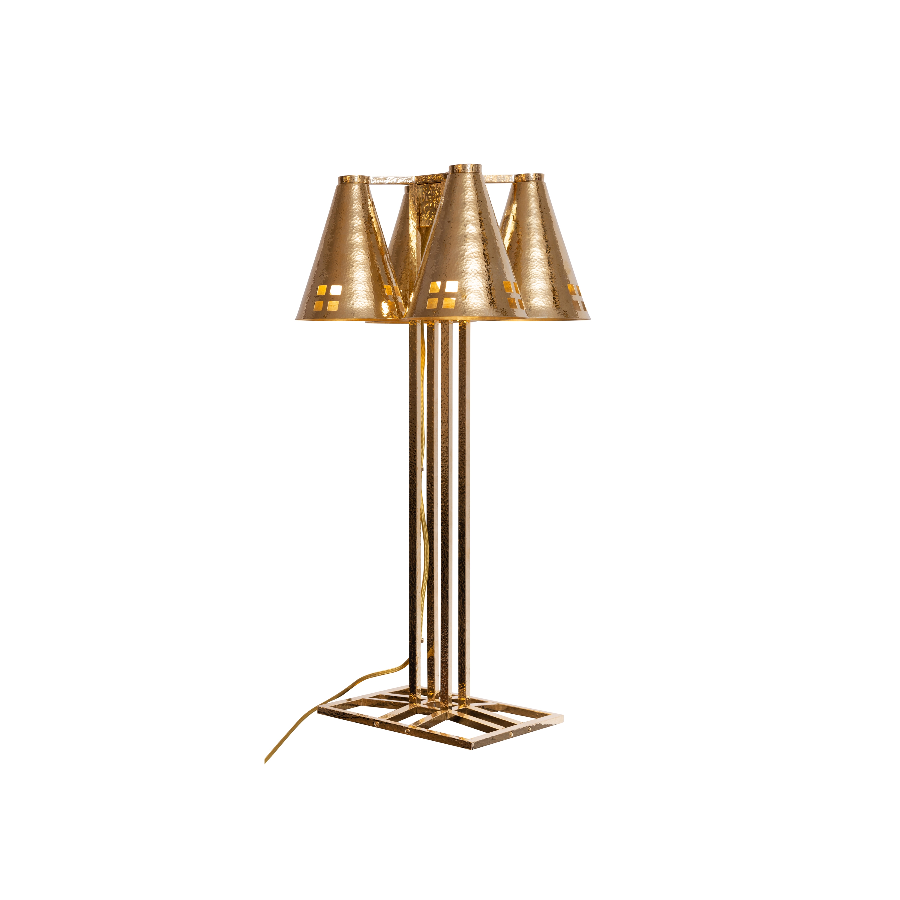 Display product Cubistic Josef Hoffmann Table Lamp from 1903 from manufacturer Woka