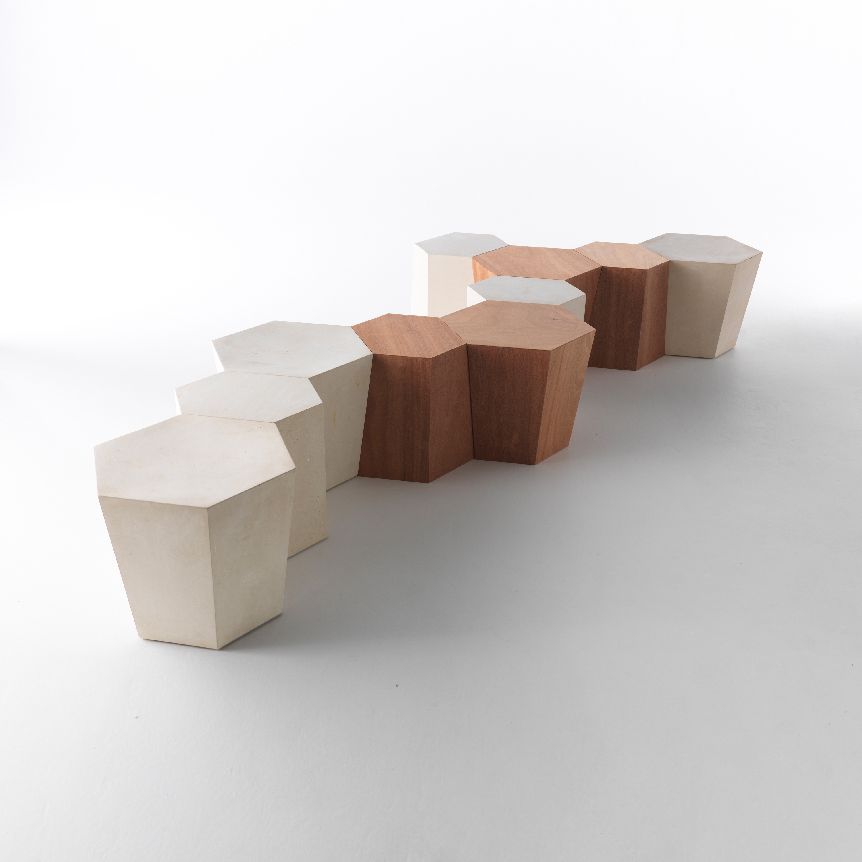 Display product Hexagon stool from manufacturer CASAMANIA & HORM